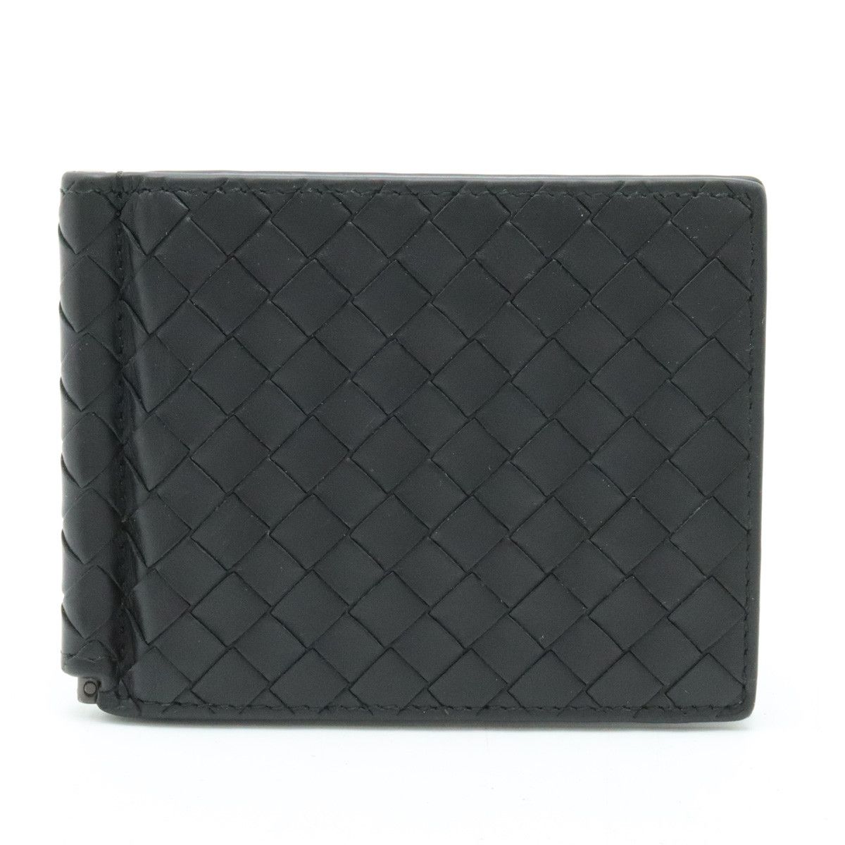 Bottega Veneta Bottega Veneta Bottega Veneta Leather Intrecciato Money Clip Wallet 123180 Leather Short Wallet 123180 in Very Good Condition Size ONE SIZE - 1 Thumbnail
