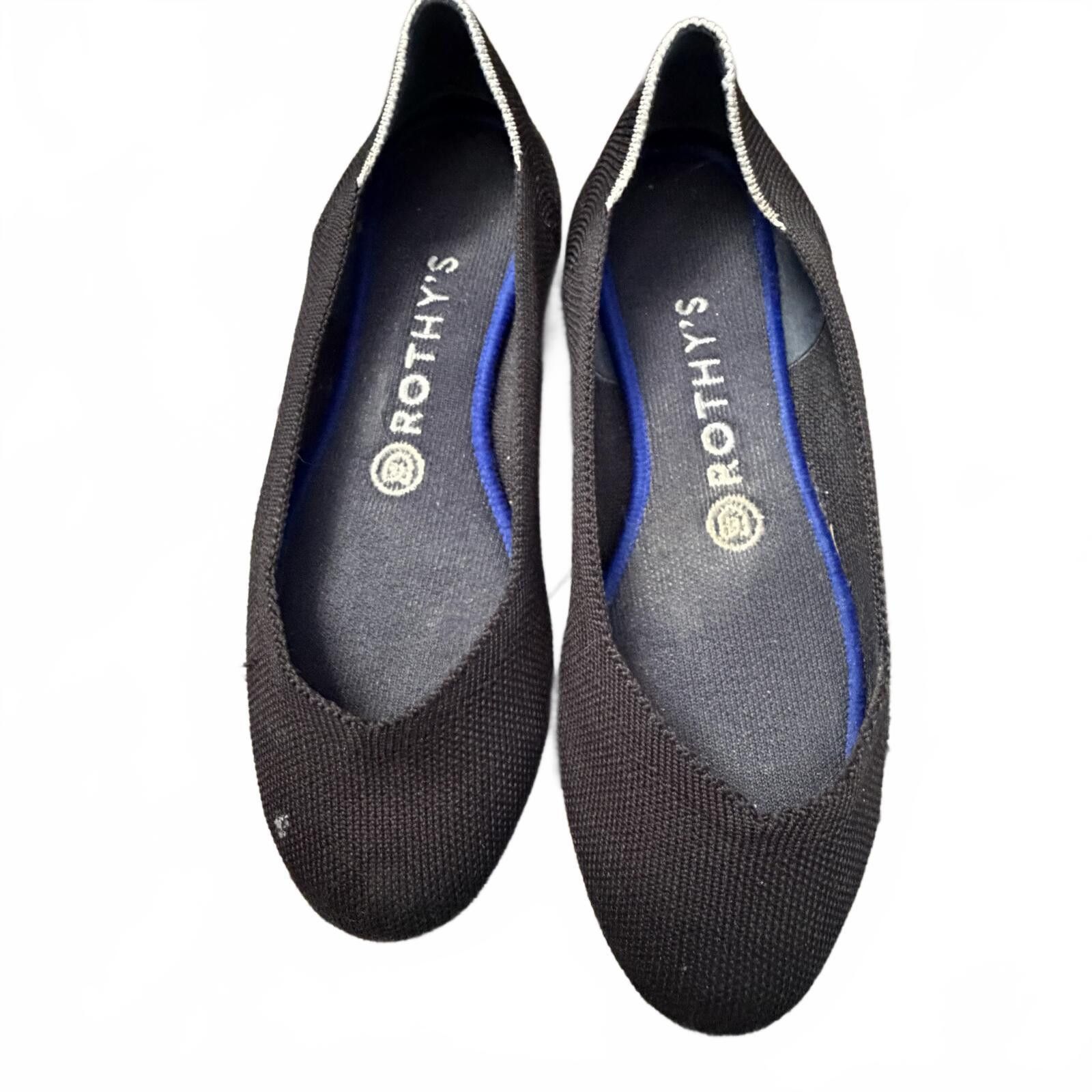 Rothy's Rothy's Black Knit Flats Women's Size 7 Size US 7 / IT 37 - 1 Thumbnail