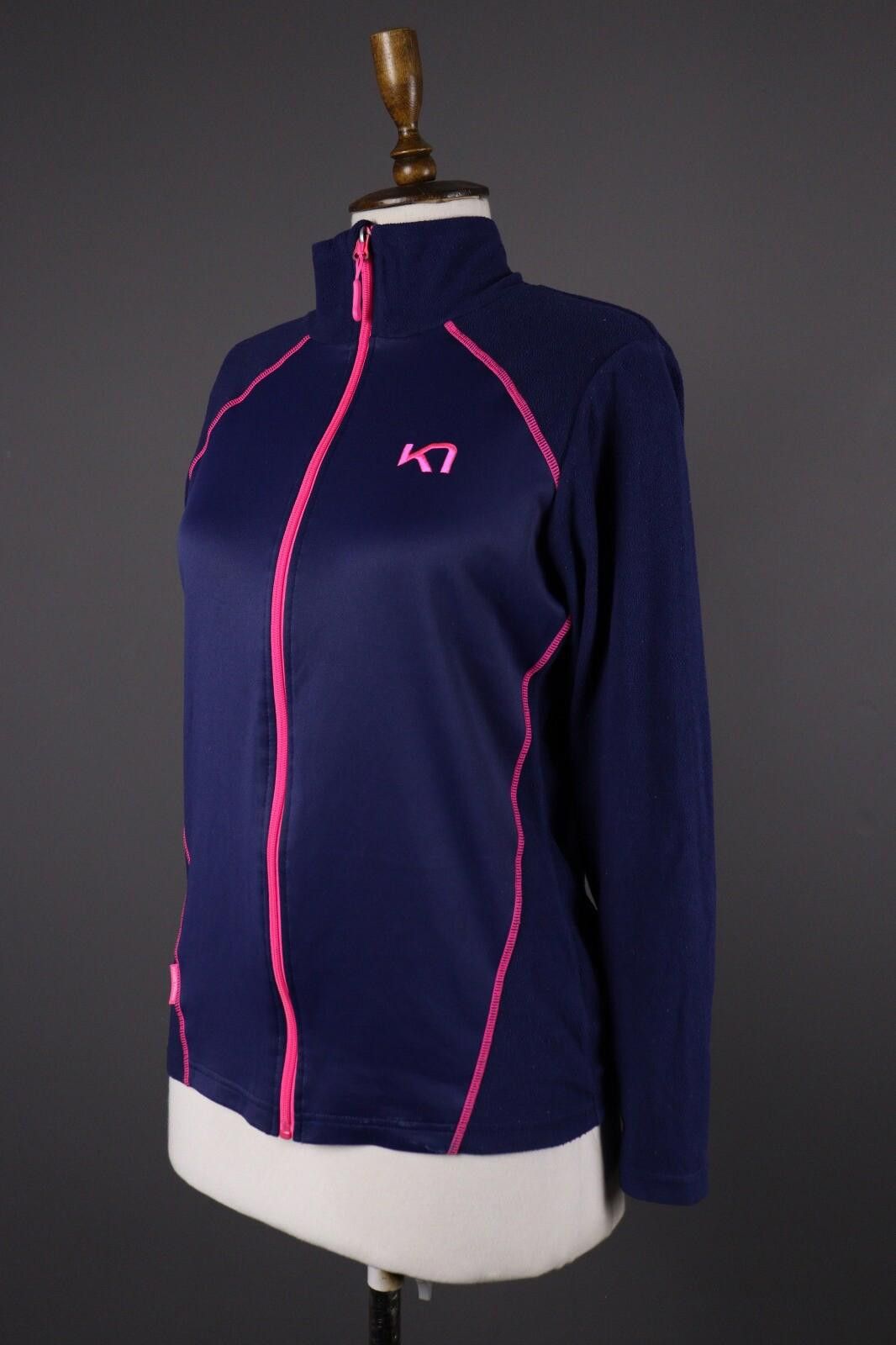 Designer Kari Traa Blue Full Zip Activewear Top Sweater Size S Size S / US 4 / IT 40 - 9 Thumbnail