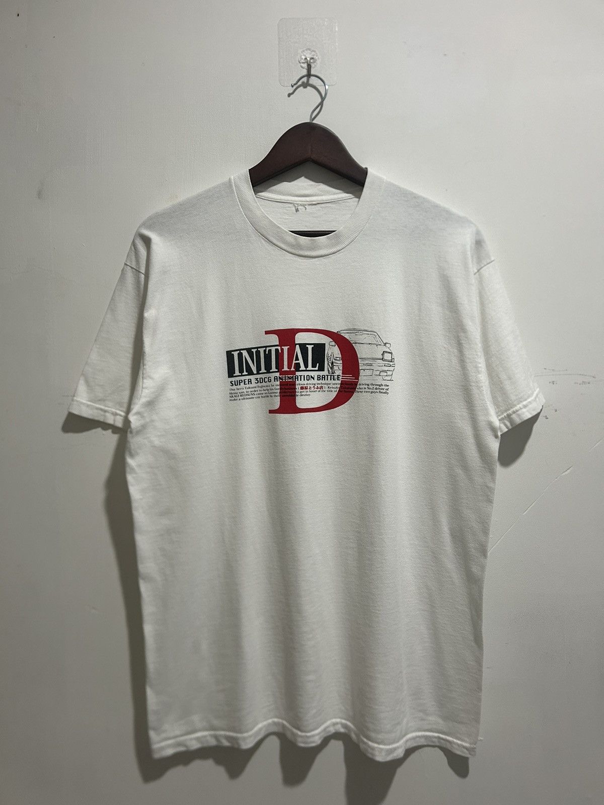 Anime Vintage 2000s Takumi Fujiwara AE86 Initial D Anime Tee Size US M / EU 48-50 / 2 - 2 Thumbnail