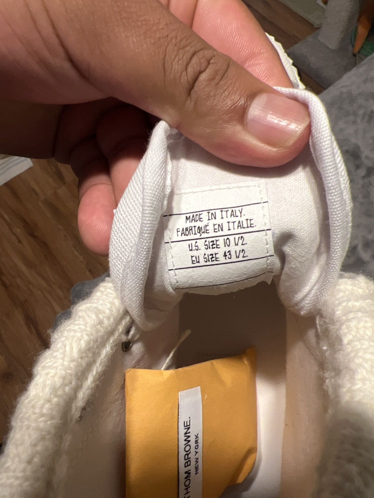 Thom Browne Thom Browne Canvas tartan collegiate high top Size US 10.5 / EU 43-44 - 9 Thumbnail