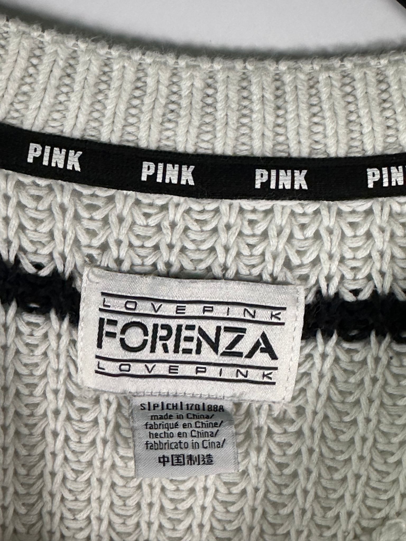 Other Forenza Sweater Womens S Striped Crewneck Pullover White Size S / US 4 / IT 40 - 3 Thumbnail