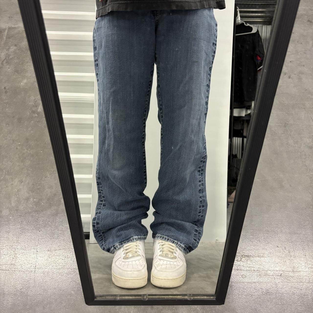 Lucky Brand Crazy Vintage Y2K/2000s Baggy Lucky Brand Dark Wash Denim Jeans! Size US 36 / EU 52 - 1 Thumbnail
