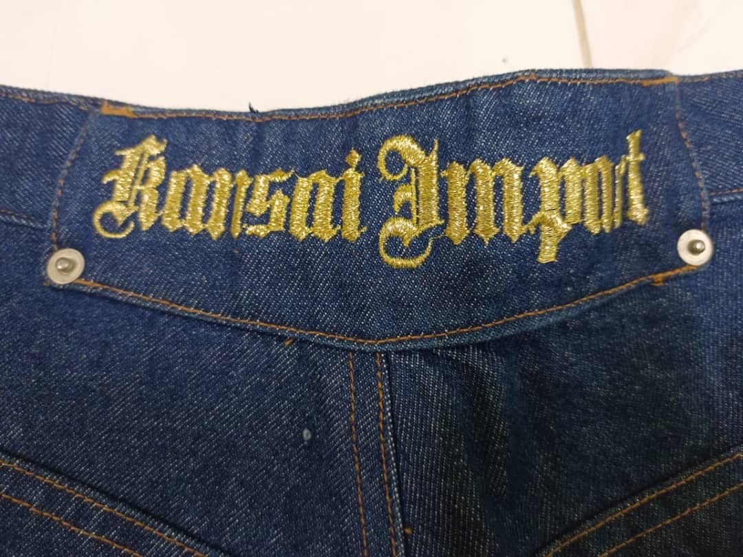 Designer × Kansai Yamamoto KANSAI YAMAMOTO Impact Baggy Jeans Size 26" / US 2 / IT 38 - 7 Thumbnail