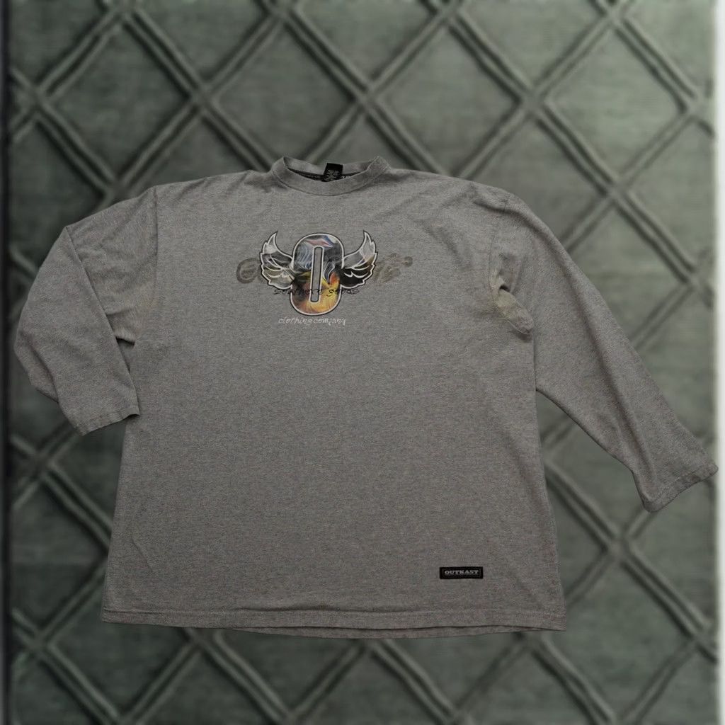 Vintage VINTAGE Outkast Shirt XXL Gray Mens Southern Goods Long-Sleeve Y2K Size US XXL / EU 58 / 5 - 1 Thumbnail