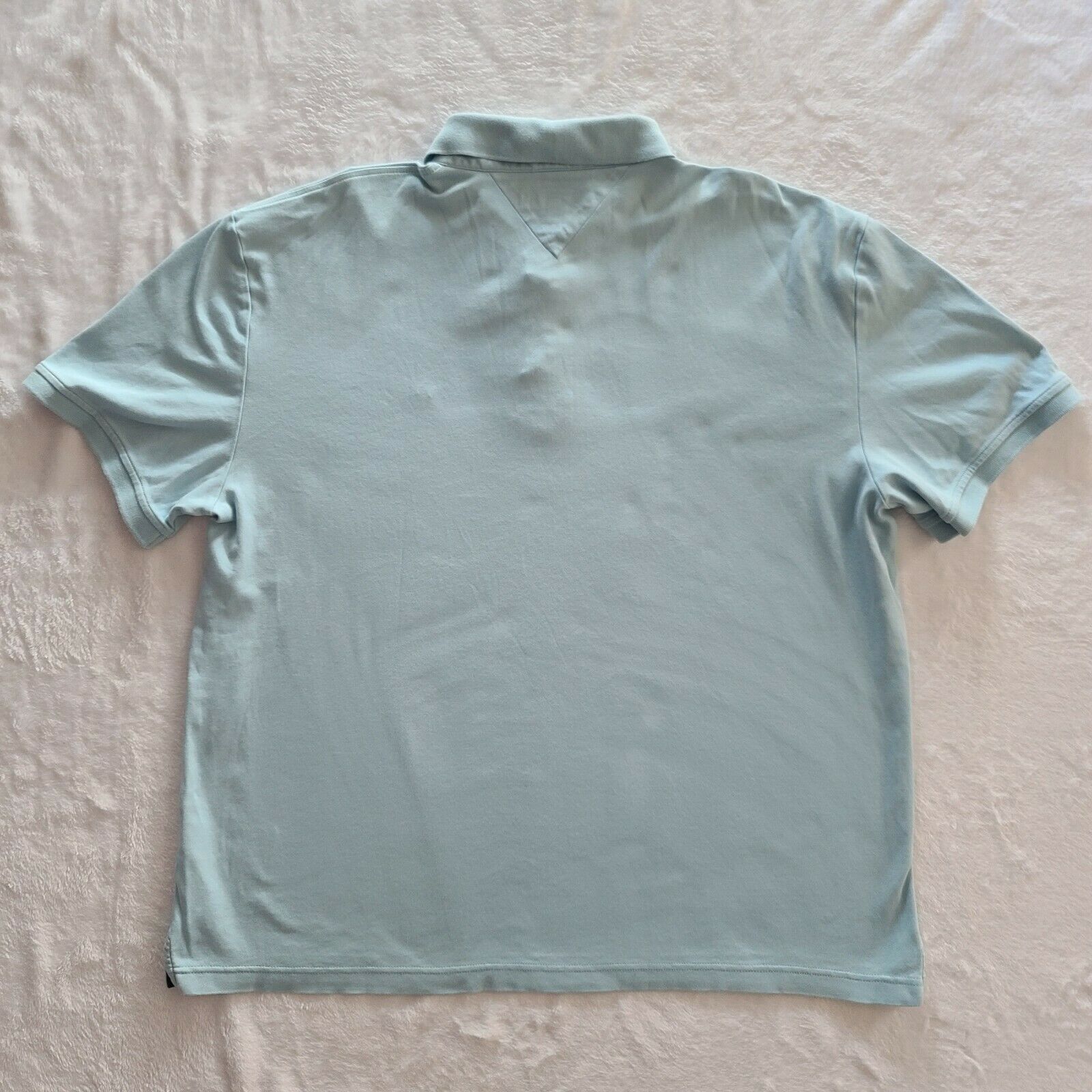 Tommy Hilfiger Tommy Hilfiger Polo Shirt Light Blue Custom Fit Size XXL Size US XXL / EU 58 / 5 - 9 Thumbnail
