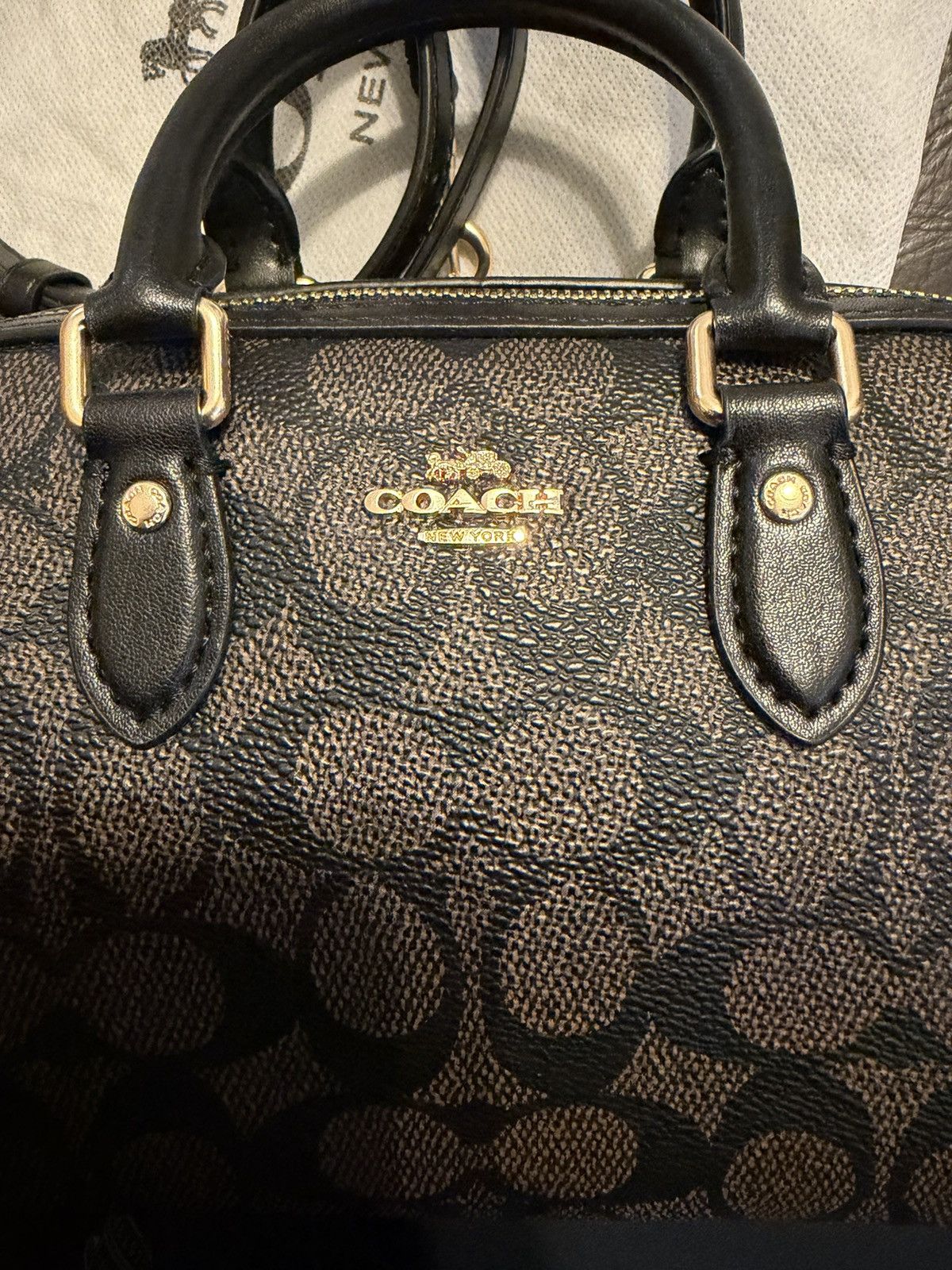 Coach Coach handbag in mini rowan leather Size ONE SIZE - 3 Thumbnail