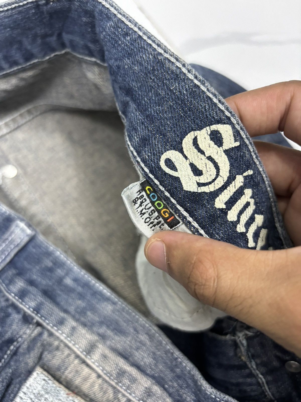 Coogi RARE🔥Coogi 90s Baggy Jeans Hip Hop Style Denim Size US 34 / EU 50 - 11 Thumbnail