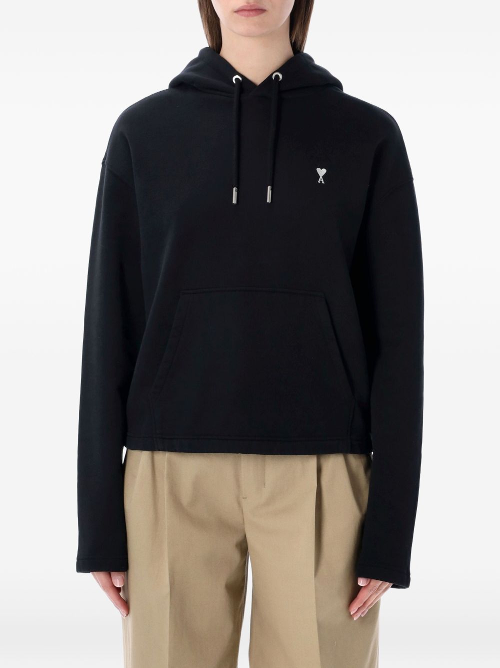 AMI AMI DE COEUR COTTON HOODIE Size M / US 6-8 / IT 42-44 - 1 Thumbnail