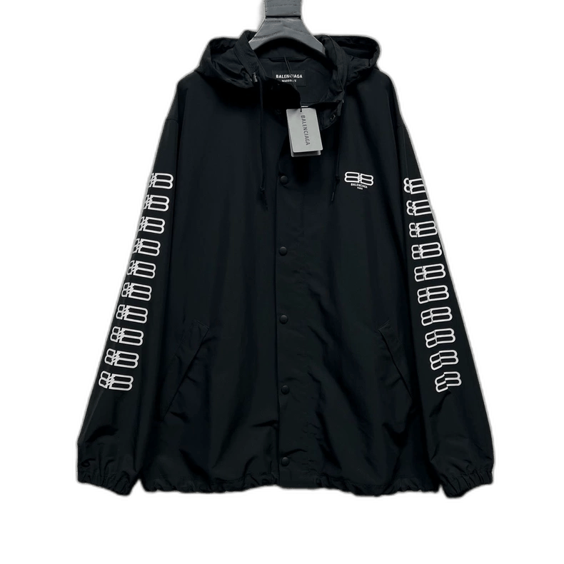 Other Balenciaga Double B Print Coach Jacket Size US L / EU 52-54 / 3 - 1 Thumbnail
