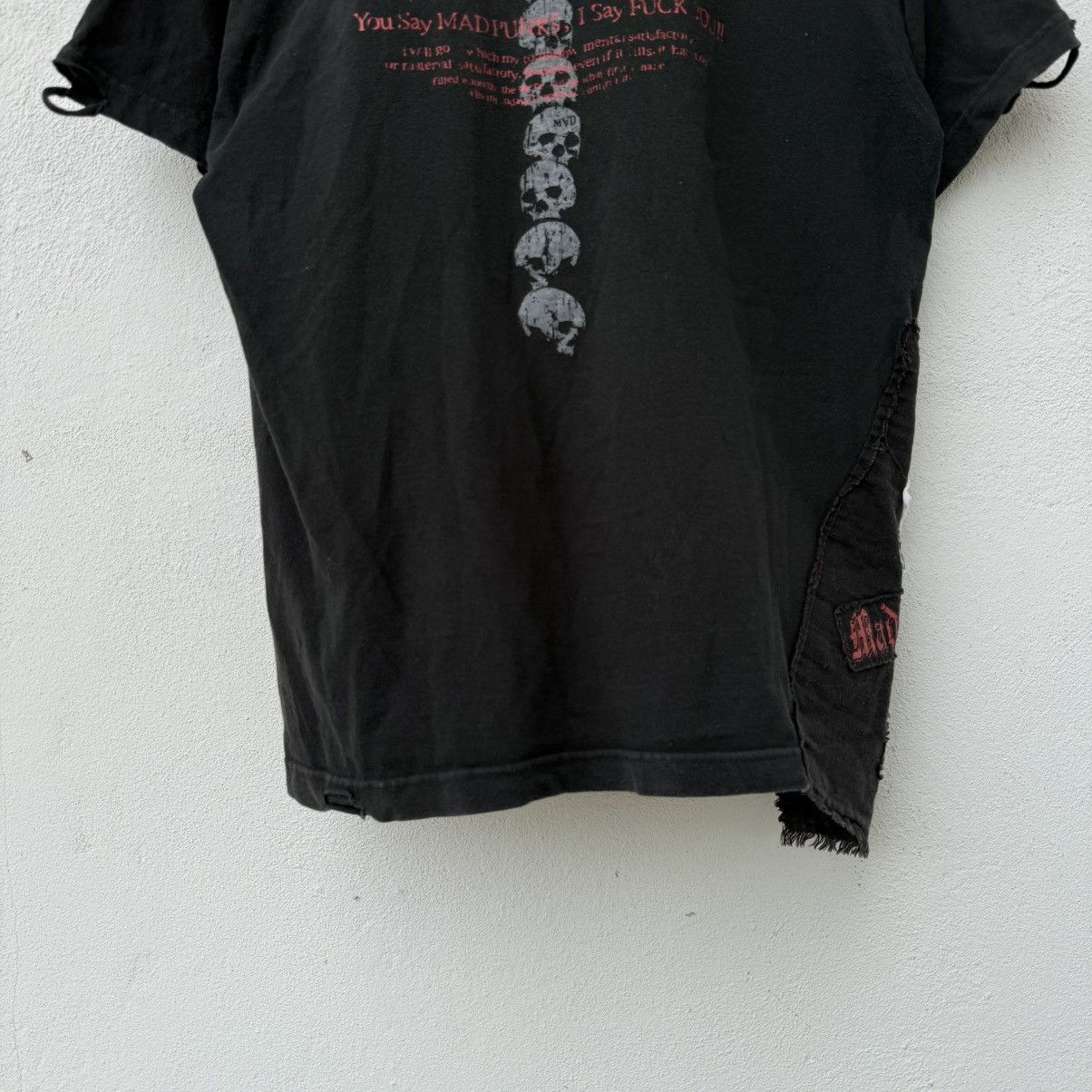 Seditionaries Vintage Mad Punk Gothic Cross Bondage Shirt Size US L / EU 52-54 / 3 - 6 Thumbnail