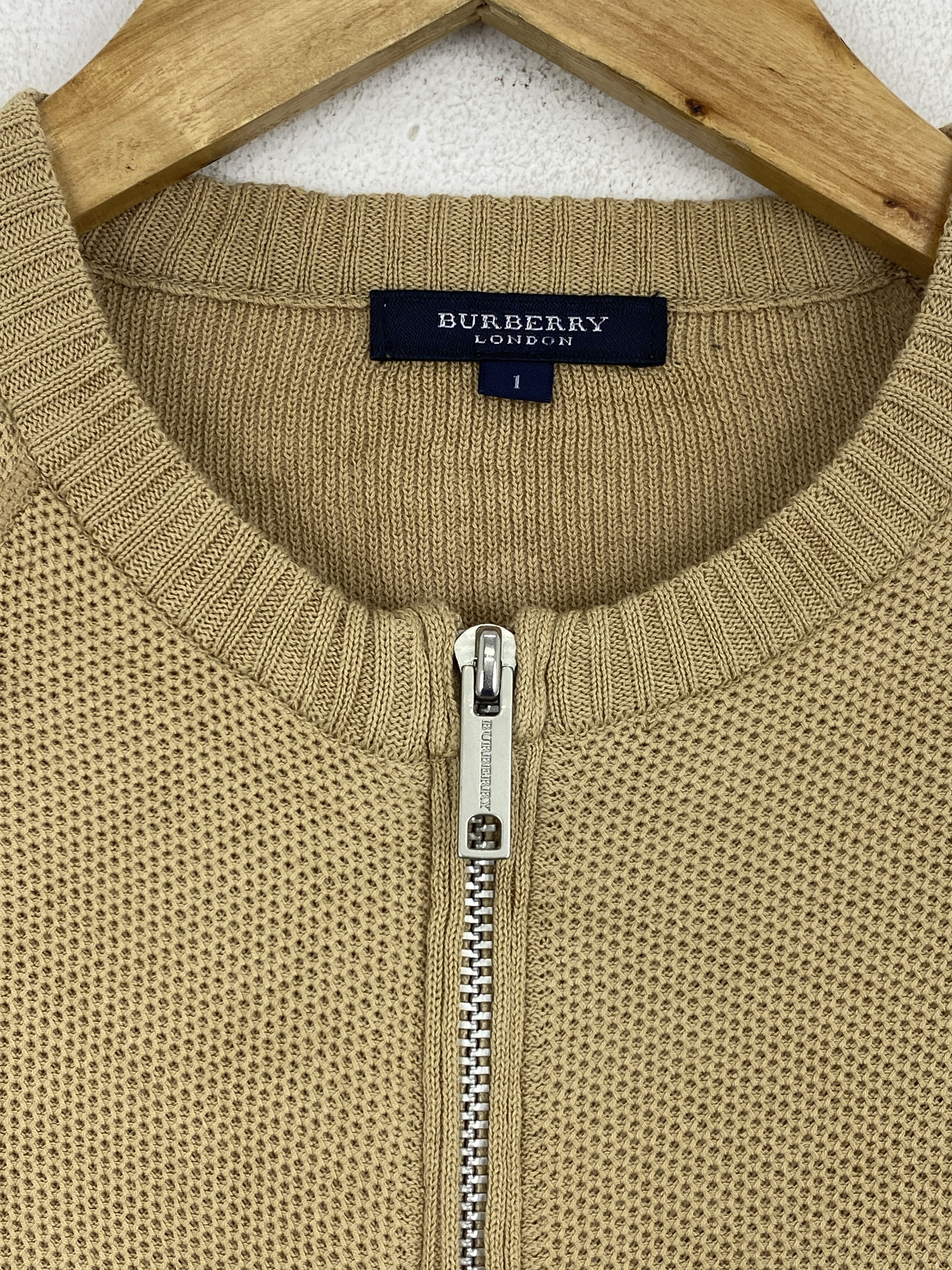 Burberry Burberry London Zipper Knitwear J1883 Size US S / EU 44-46 / 1 - 9 Thumbnail