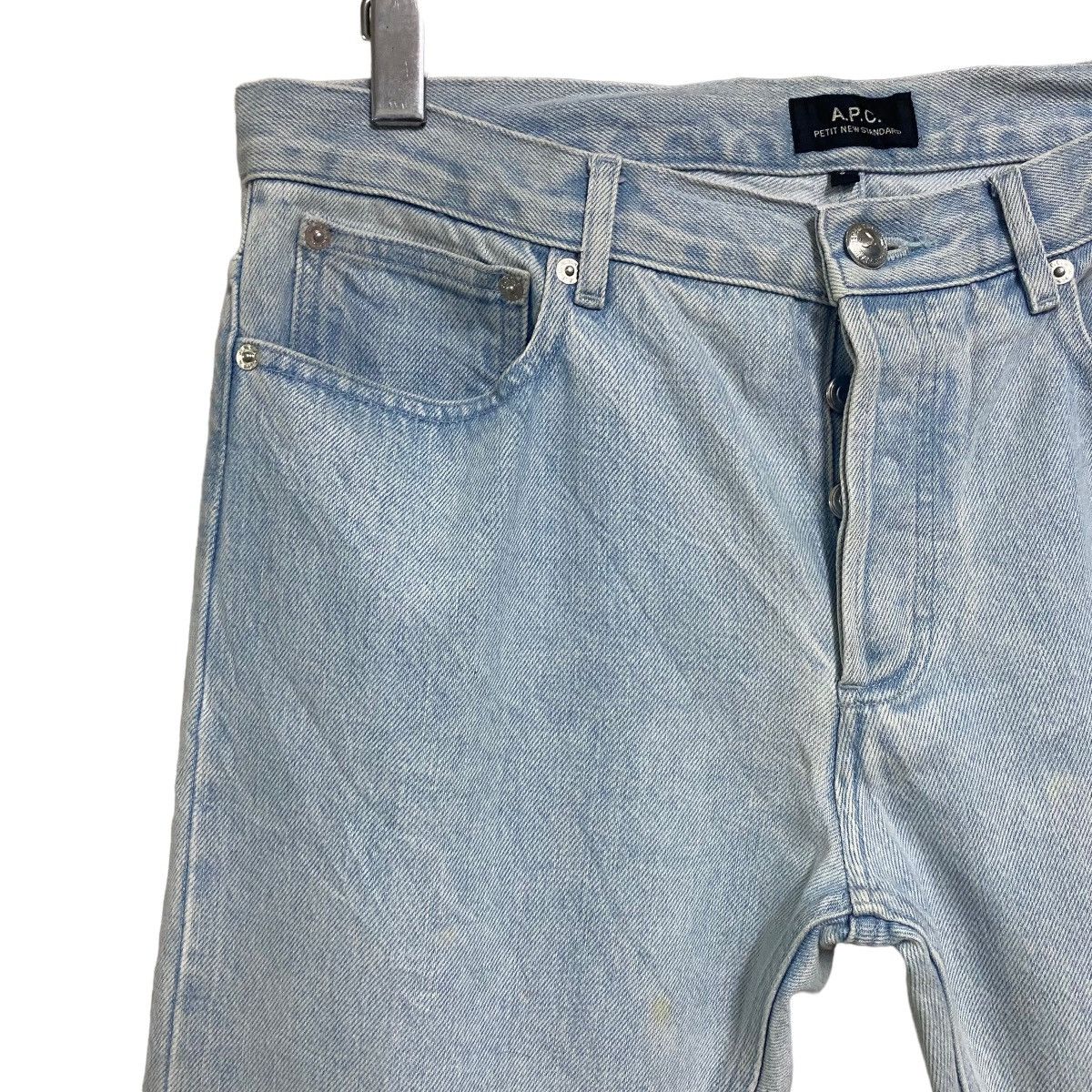 A.P.C. A.P.C Petit New Standard Light Blue Stonewash Jeans Size US 31 - 4 Thumbnail