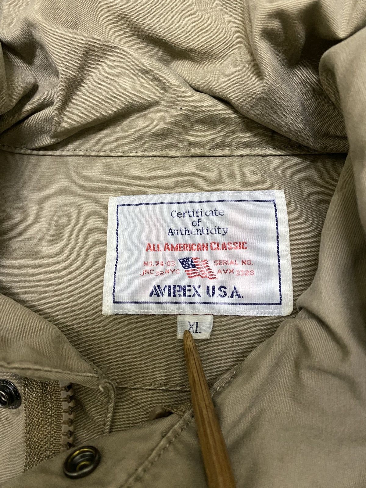 Avirex AVIREX USA Light Jacket Size US XL / EU 56 / 4 - 18 Thumbnail