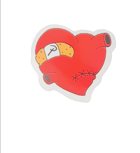 Patta Patta Heart Sticker Size ONE SIZE - 1 Thumbnail