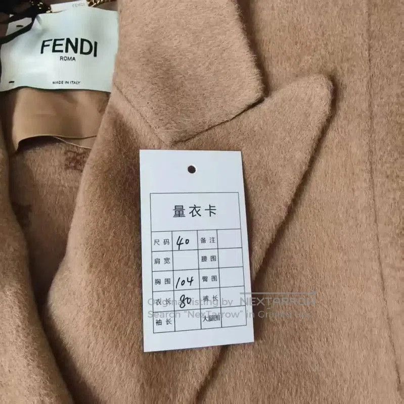 Fendi Fendi Beige Wool Women's Coat . Size M / US 6-8 / IT 42-44 - 6 Thumbnail