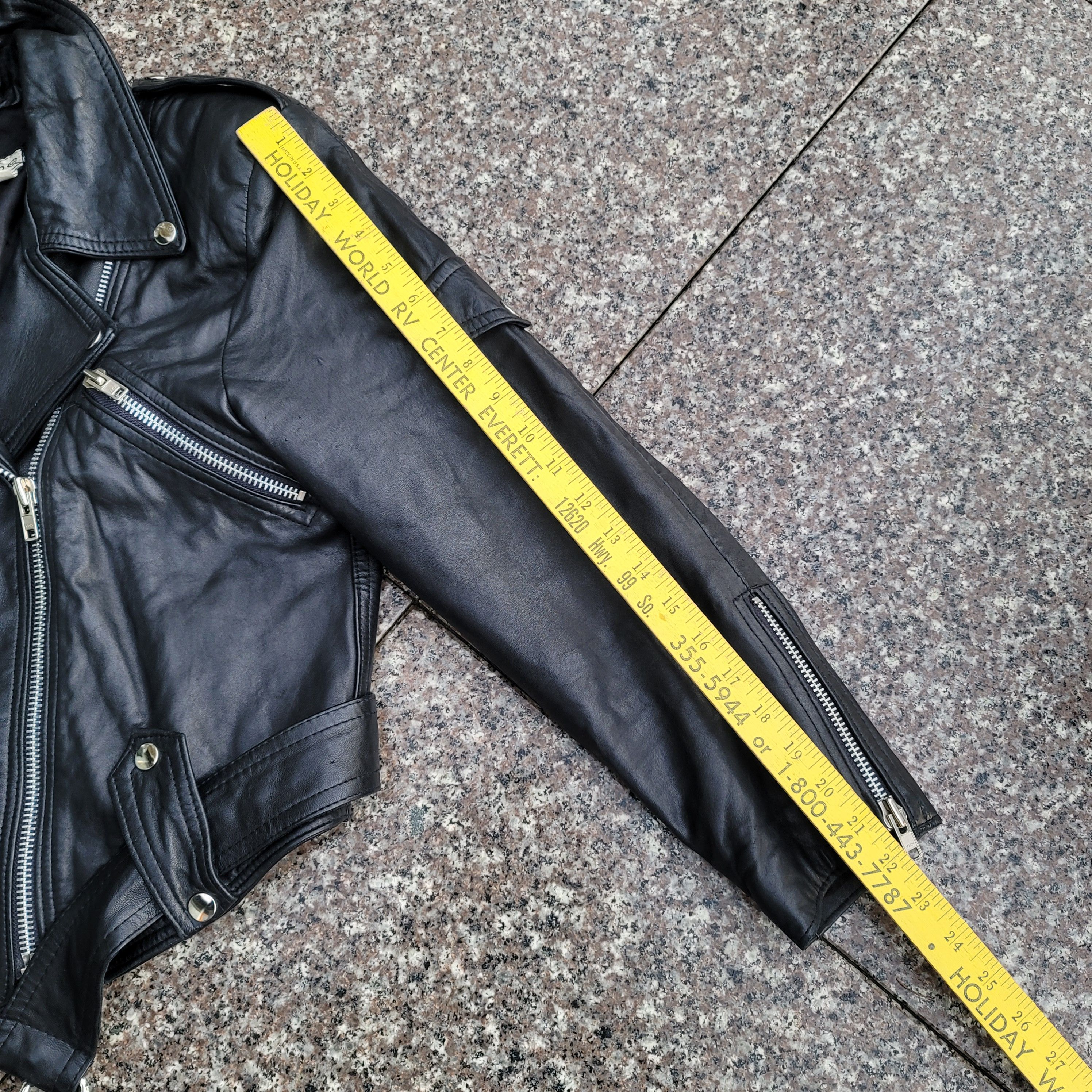 Bebe Vintage BEBE leather motorcycle jacket Size S / US 4 / IT 40 - 6 Thumbnail