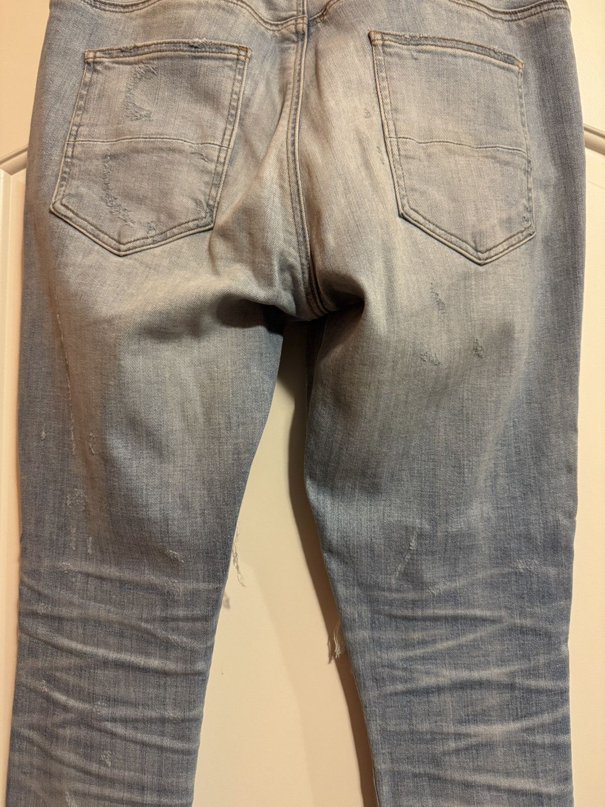 Amiri AMIRI Bandana Art Patch Skinny Denim Jeans Rosebowl Size 34 Size US 34 / EU 50 - 7 Thumbnail