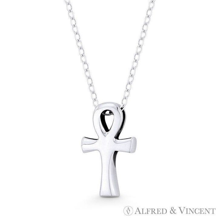 Other Egyptian Ankh Cross Charm Pendant in .925 Sterling Silver Size ONE SIZE - 1 Preview