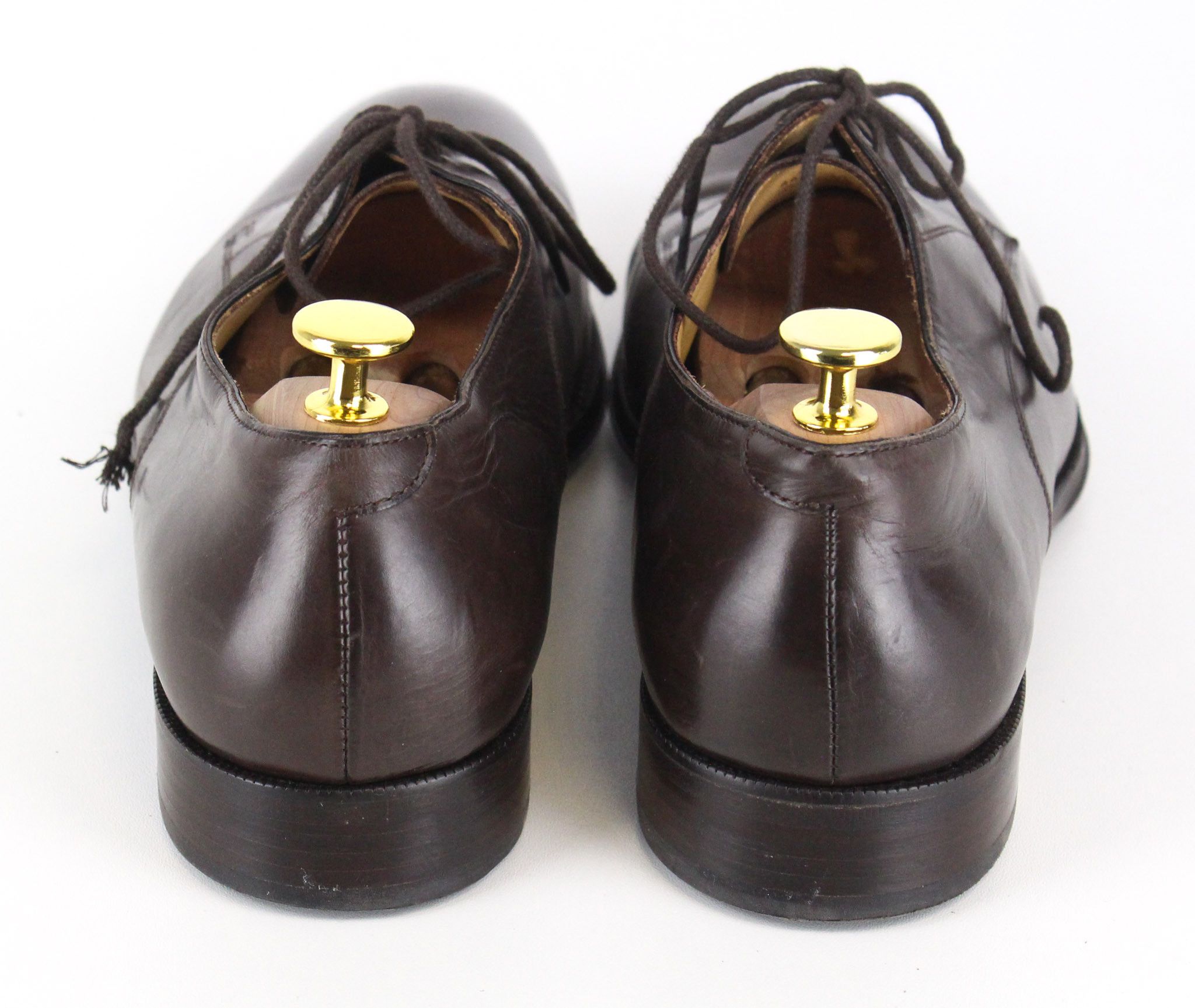 Suitsupply EU44 Dark Brown Leather Low-Top 72421 Size US 11 / EU 44 - 3 Thumbnail
