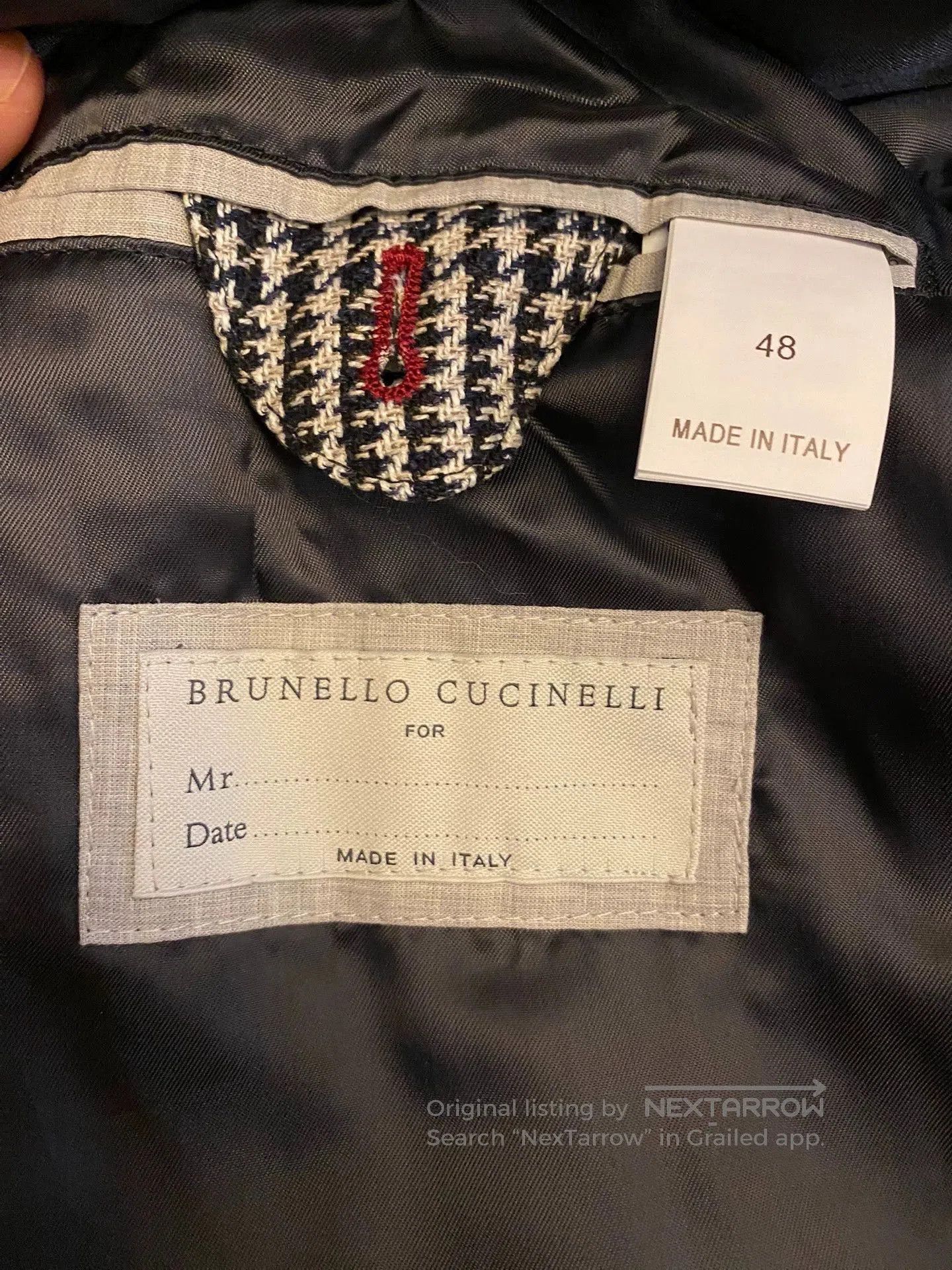 Brunello Cucinelli Multi Checkered Zip. Size US M / EU 48-50 / 2 - 5 Thumbnail