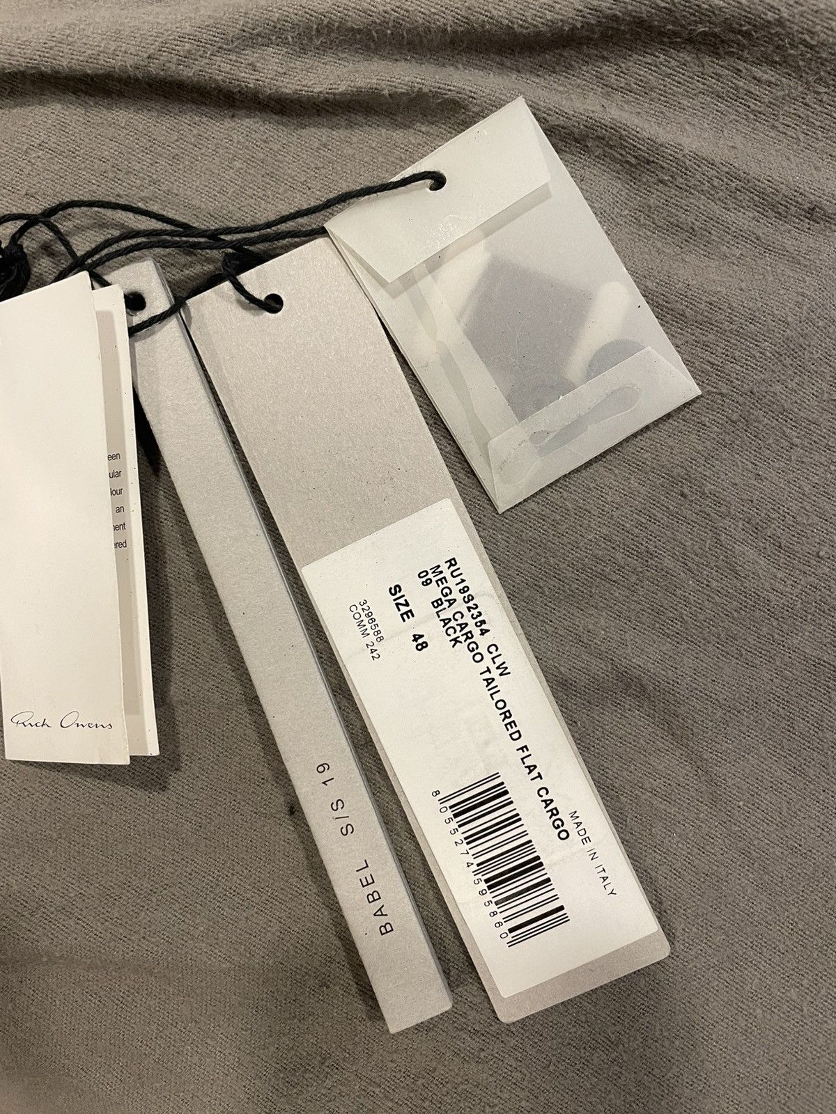 Rick Owens Rick Owens Mega Cargo Flat Pants Waxed Mainline Size US 32 / EU 48 - 14 Thumbnail