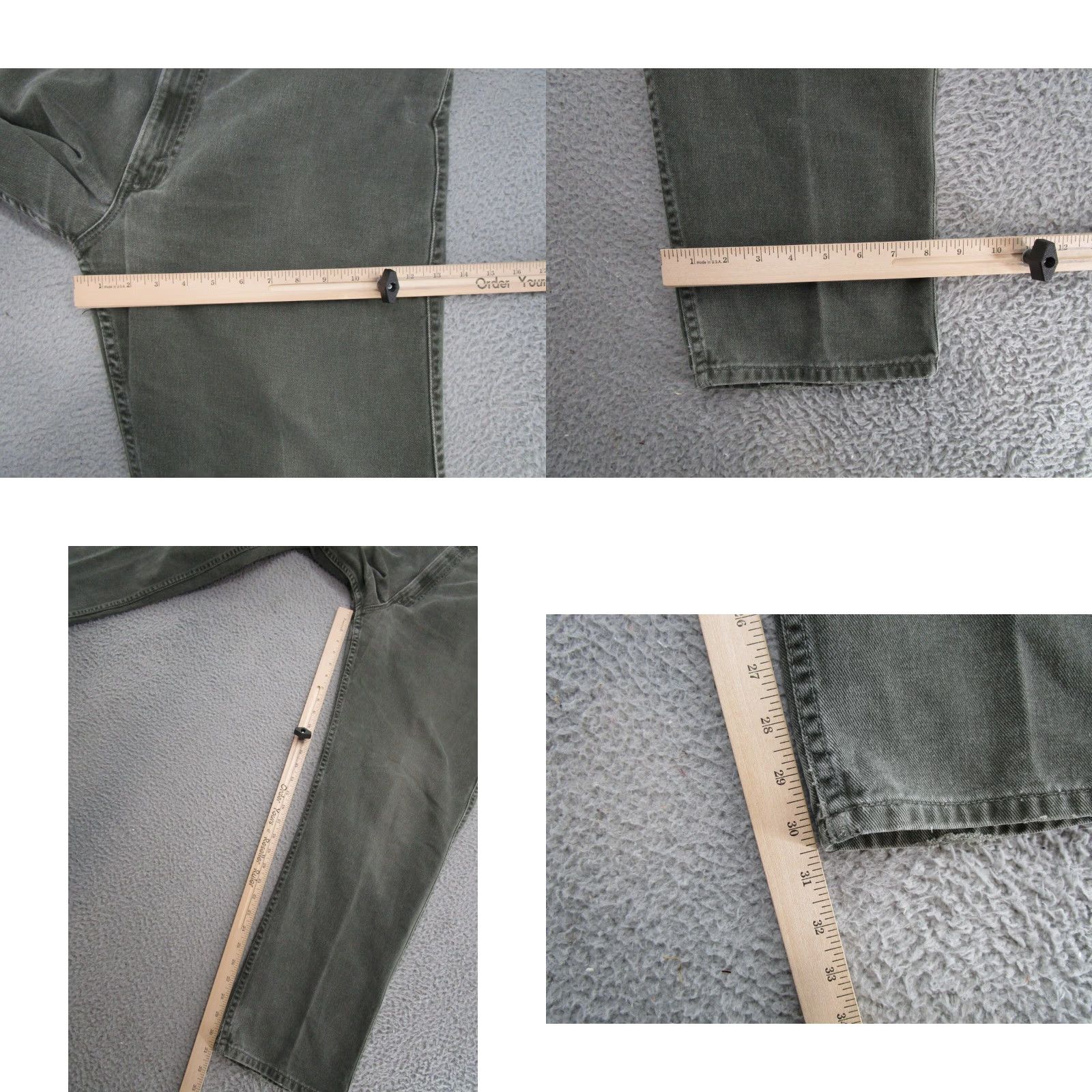 Levi's VINTAGE Levi's 540 Jeans Men 40x30 Green USA Denim Relaxed 90s Skater Style Straight Fits Size US 40 / EU 56 - 8 Thumbnail
