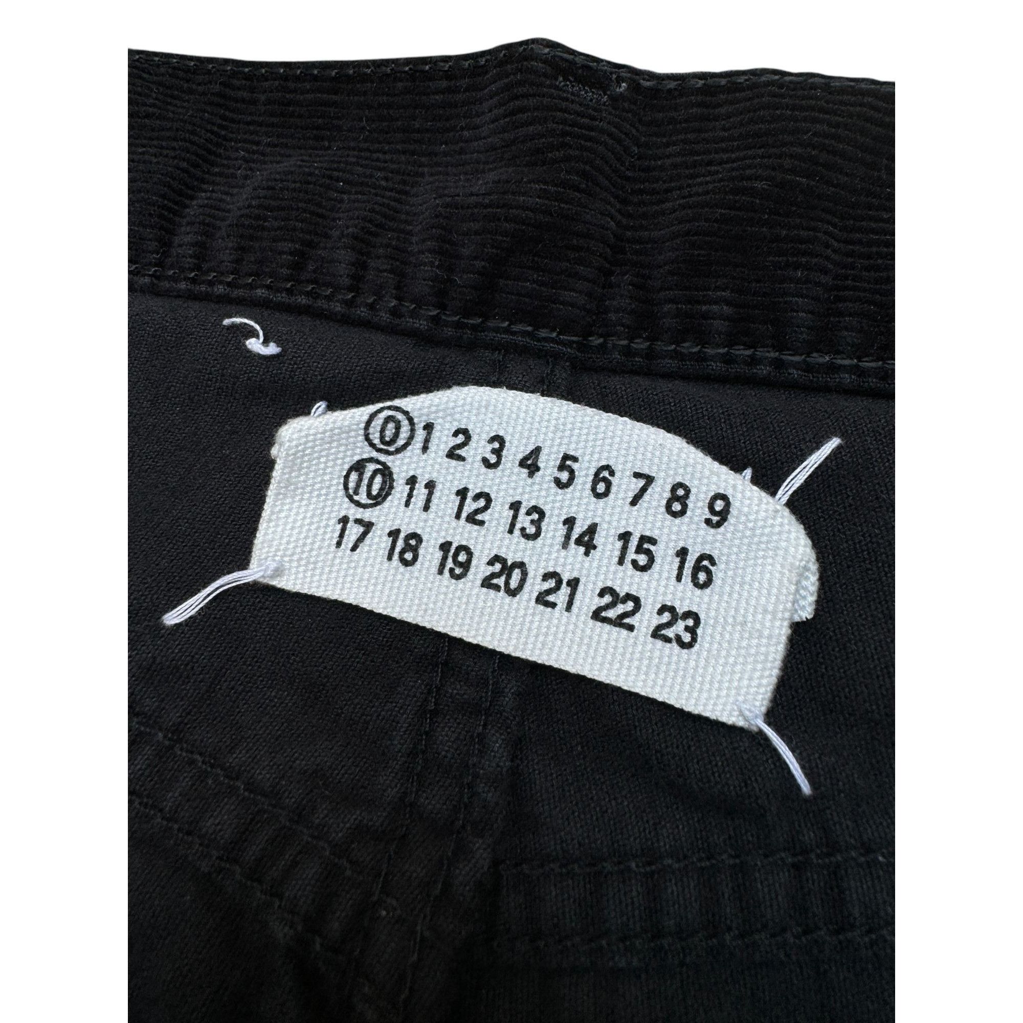Maison Margiela 0 10 Artisanal Black Corduroy Pants Size US 30 / EU 46 - 8 Thumbnail