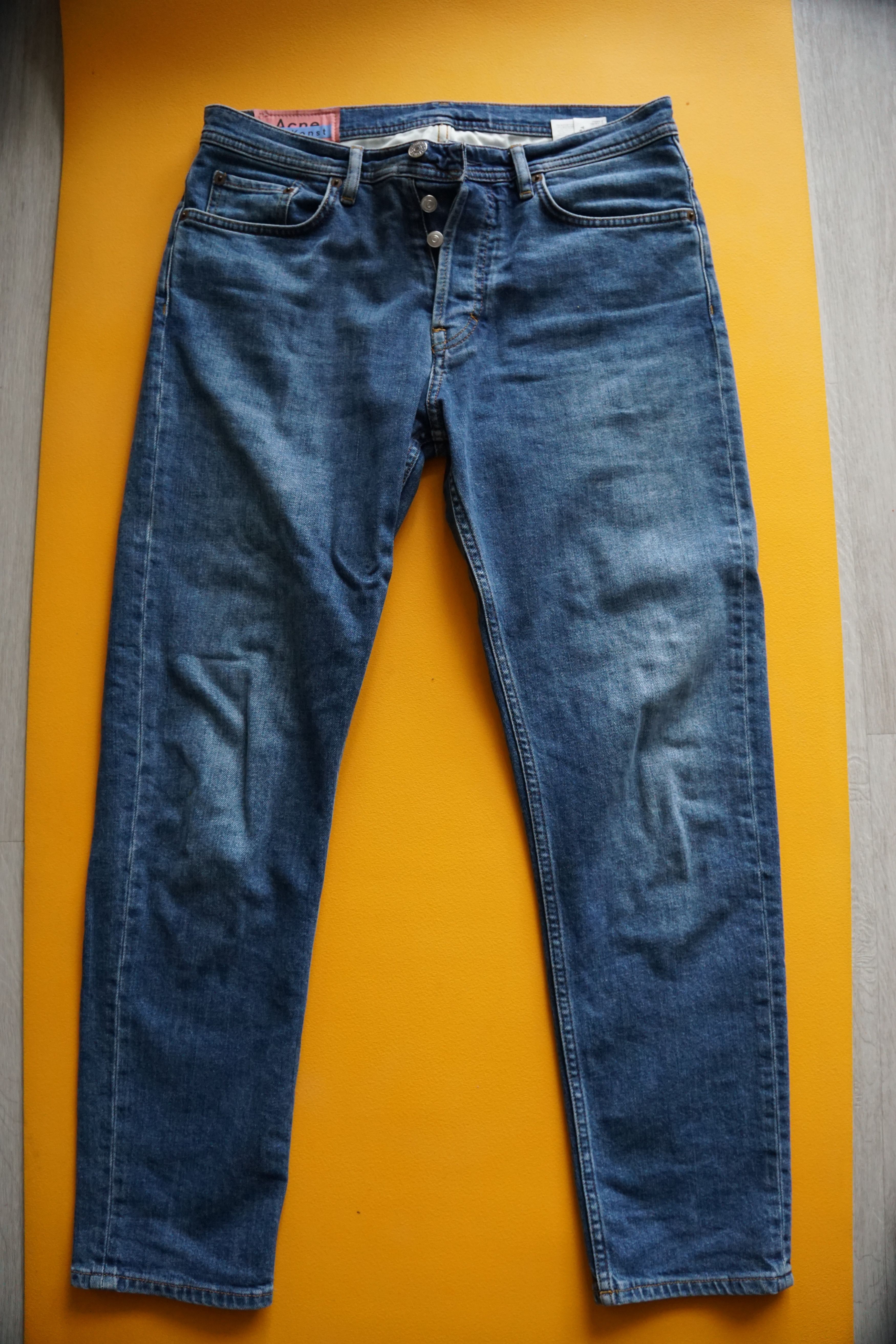Acne Studios Acne Studios Blue Blå Konst River Jeans 30x32 Size US 30 / EU 46 - 3 Thumbnail