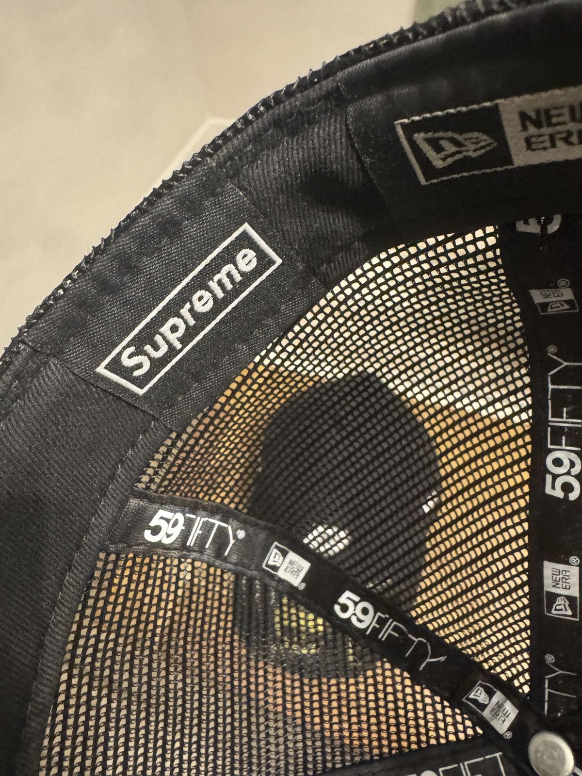 Supreme Supreme box logo fitted trucker Size ONE SIZE - 7 Thumbnail