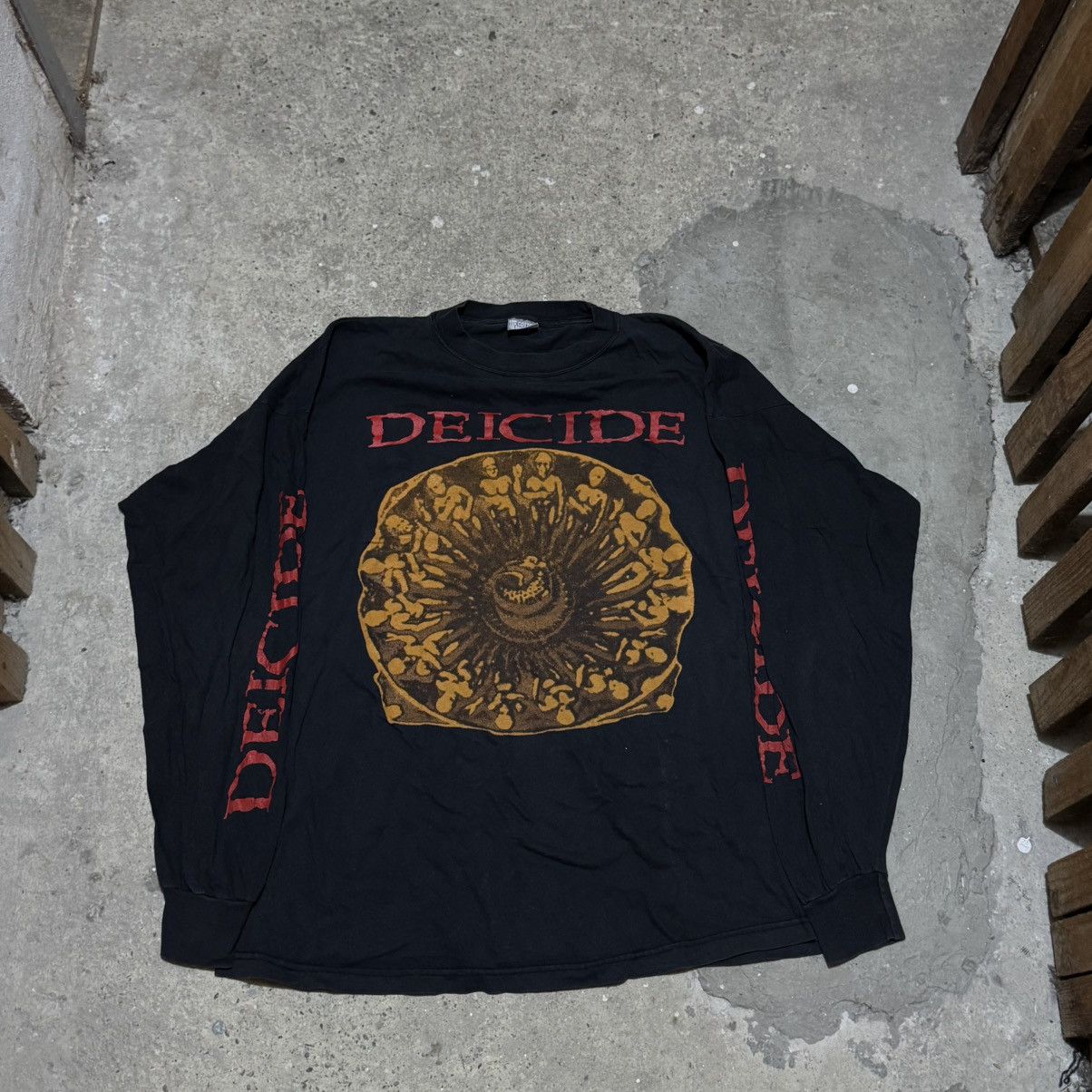 Band Tees × Vintage Vintage 90s rare Deicide long sleeve Size US XL / EU 56 / 4 - 1 Thumbnail