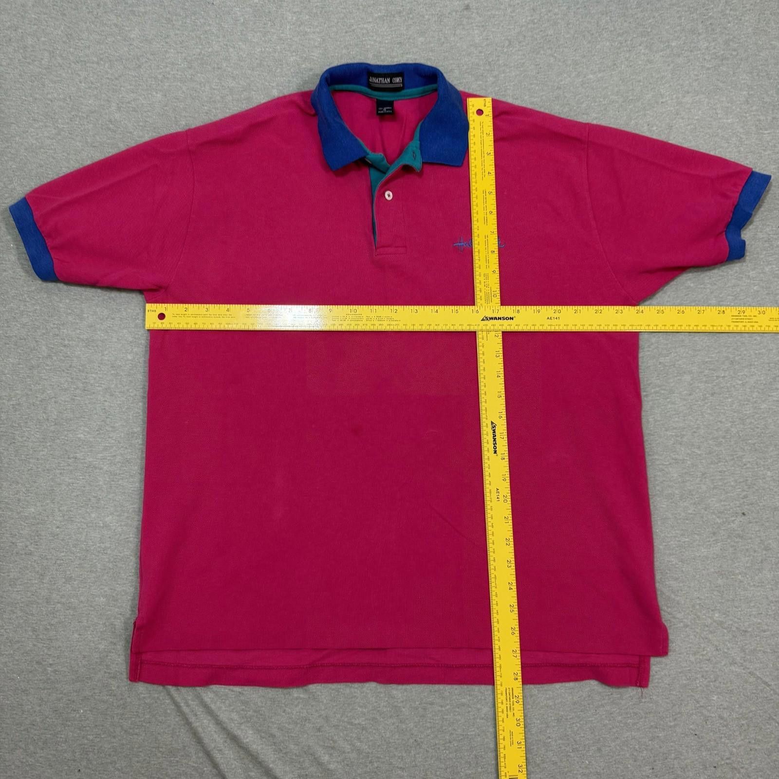 Other Jonathan Corey Hallmark Polo Shirt Mens XL Pink VTG USA Size US XL / EU 56 / 4 - 4 Thumbnail