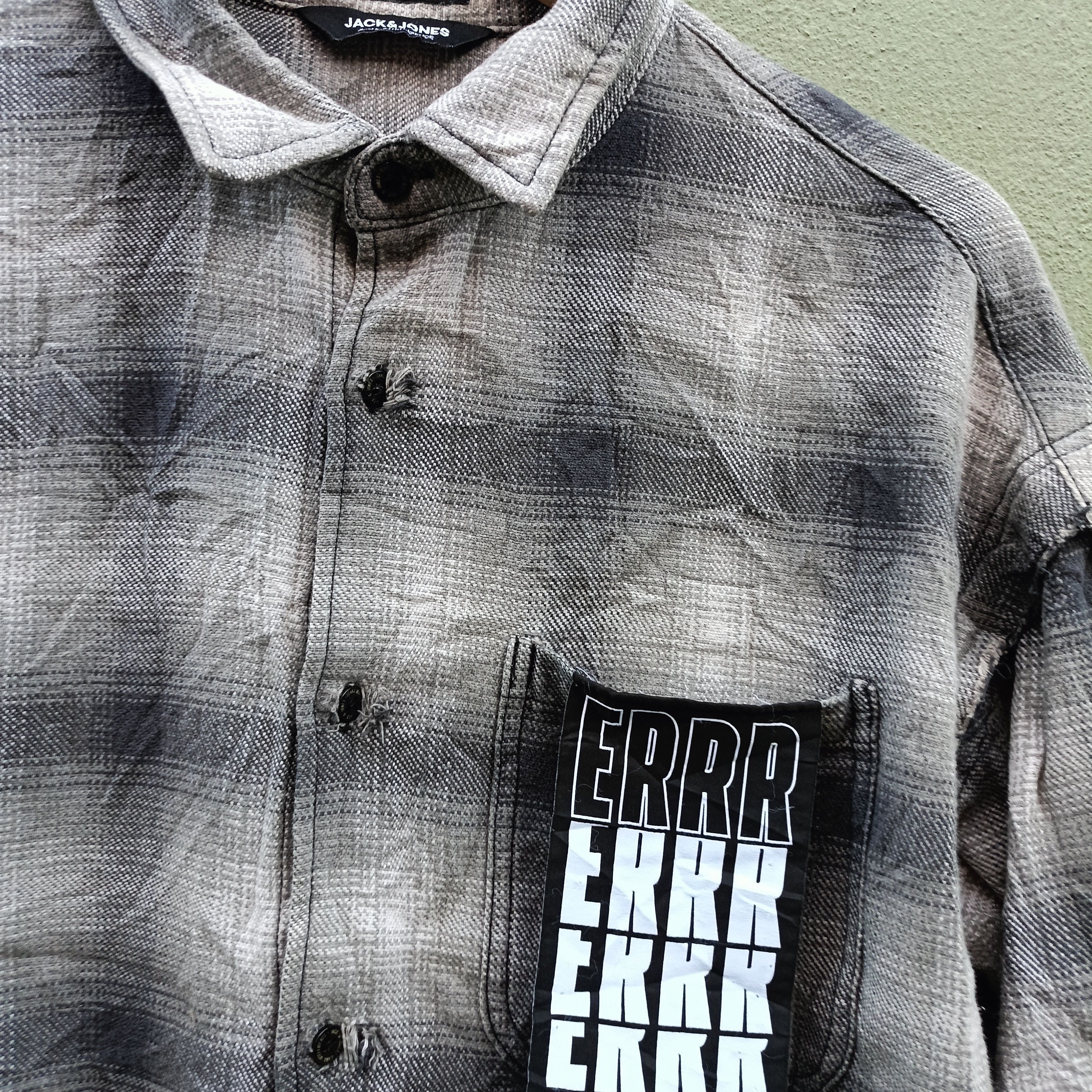 Japanese Brand Jack & Jones Jeans intelligence Shirt Button up Size US L / EU 52-54 / 3 - 7 Thumbnail