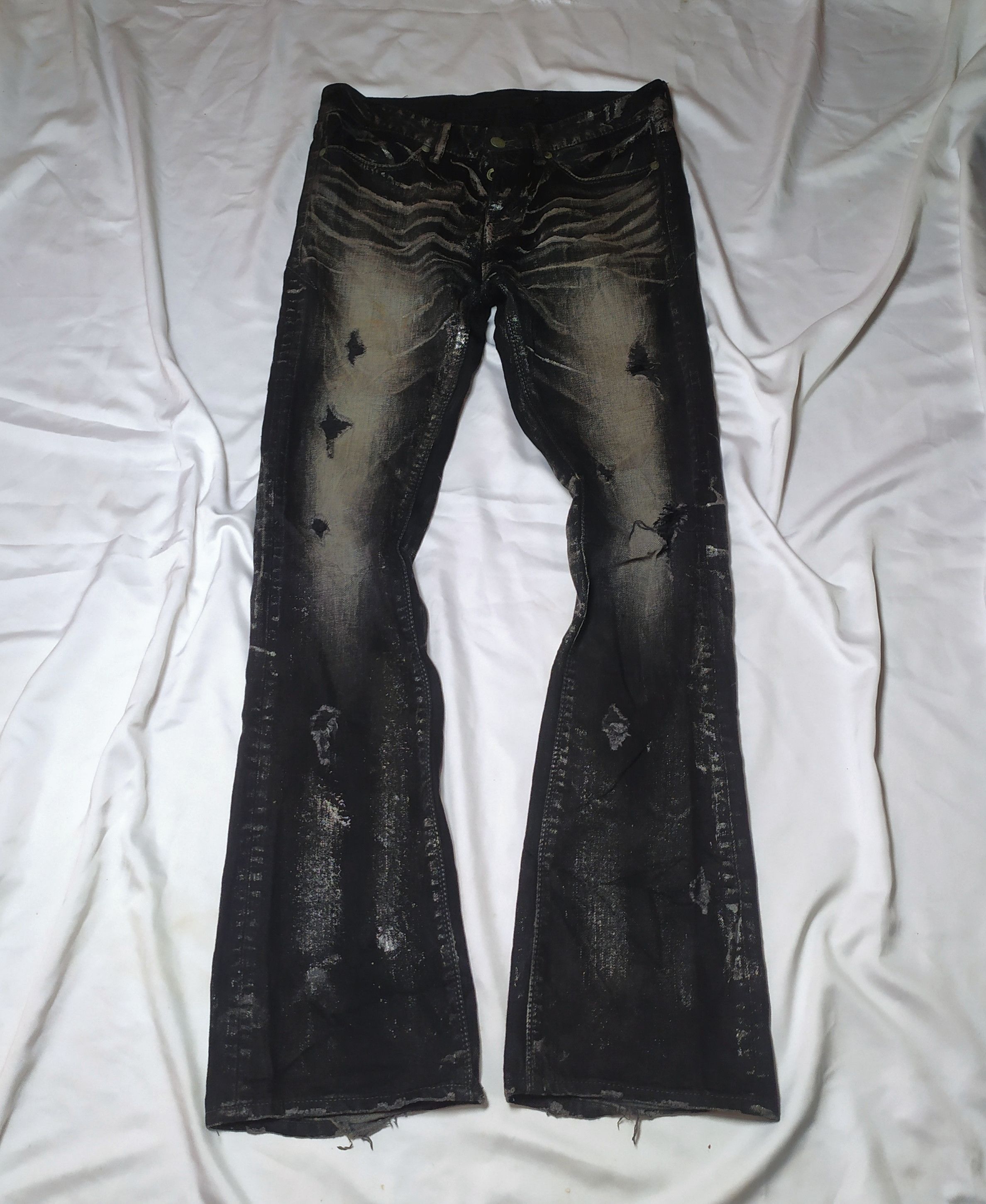 GOSTAR DE FUGA × Japanese Brand Fuga flare black jeans | Grailed