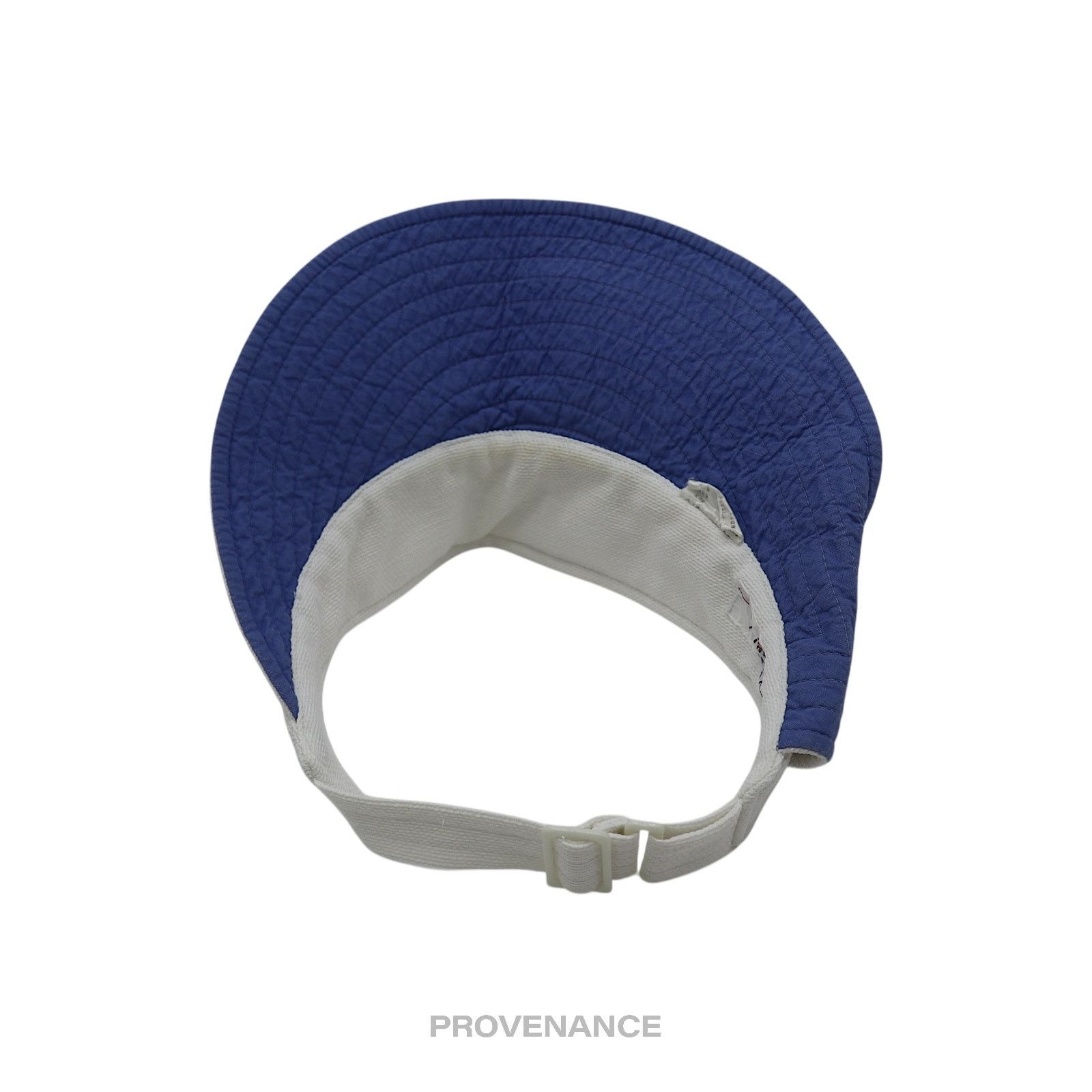 Givenchy 🔴 Givenchy Play Logo Embroidered Visor - White/Blue Size ONE SIZE - 6 Thumbnail