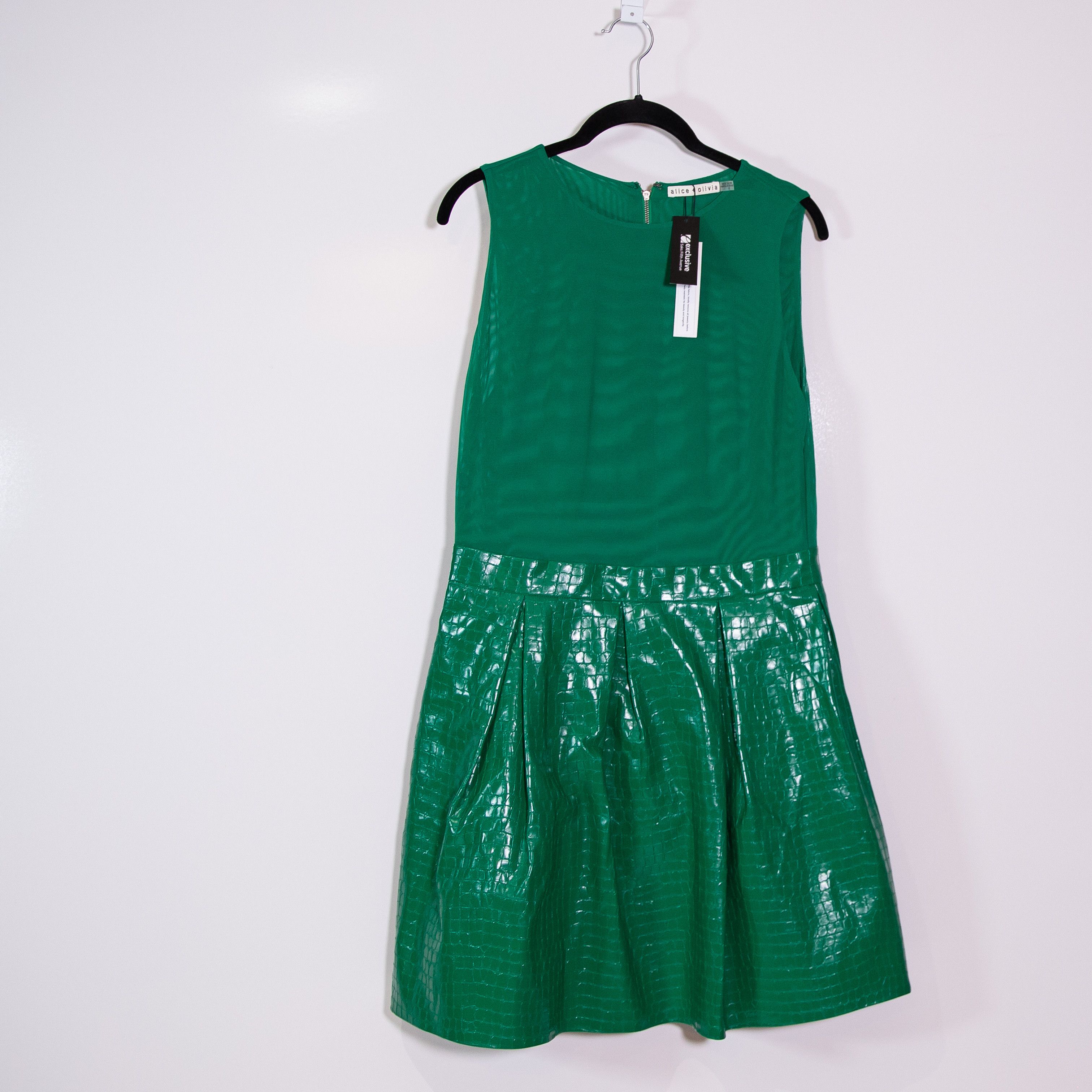 Alice + Olivia NEW Alice And Olivia Chara Croc Faux Size XL / US 12-14 / IT 48-50 - 1 Thumbnail