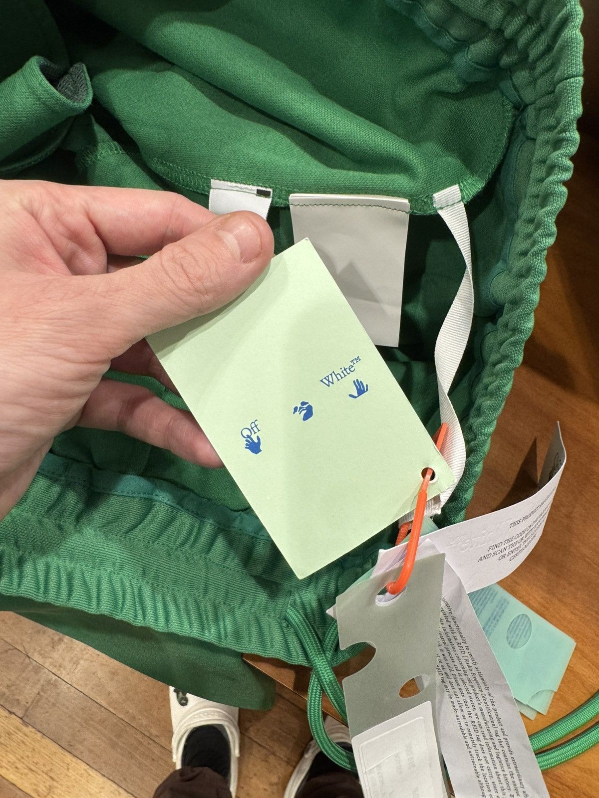 Off-White Off-White Green Eco Track Pants Size US 36 / EU 52 - 17 Thumbnail