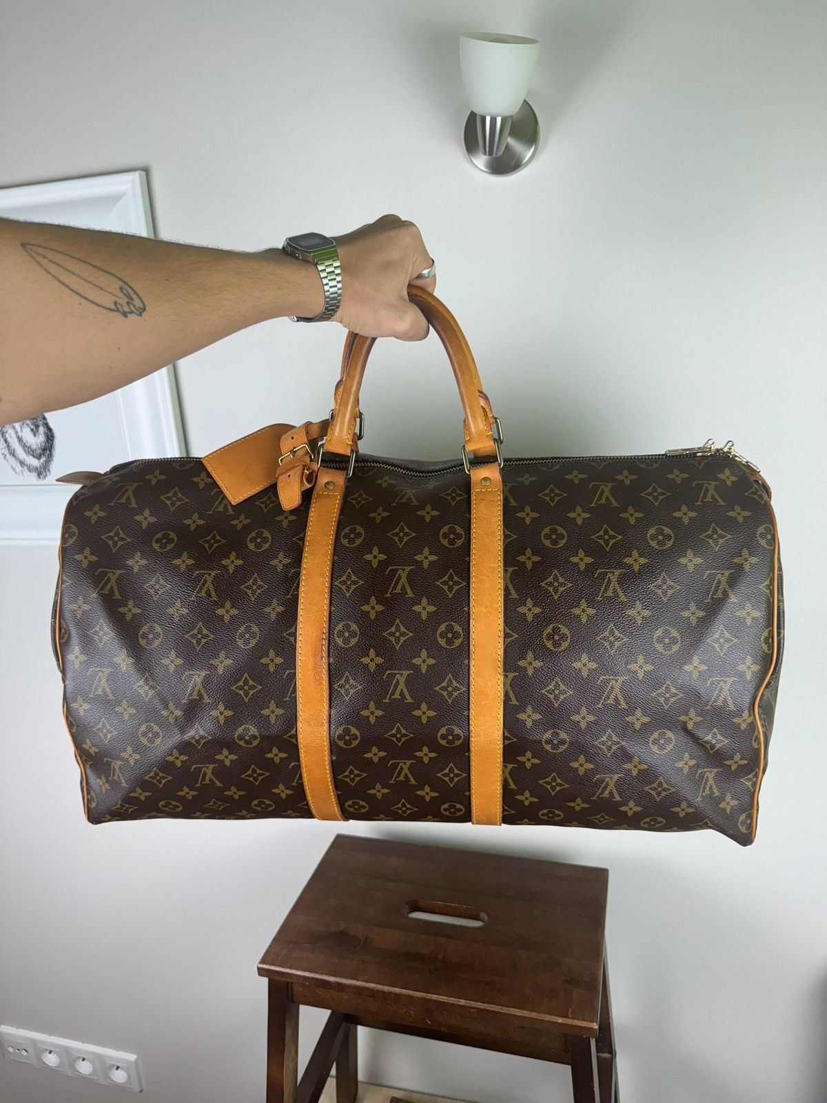 Louis Vuitton Luxury travel bag Louis Vuitton Keepall 50 original item Size ONE SIZE - 2 Thumbnail