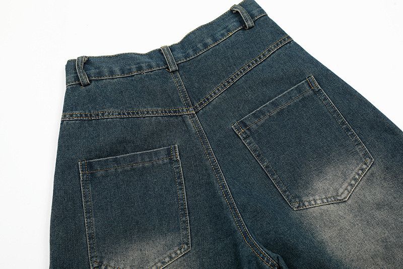 Vintage Men's Japanese-Style Retro Distressed Ripped Jeans Size US 32 / EU 48 - 4 Thumbnail