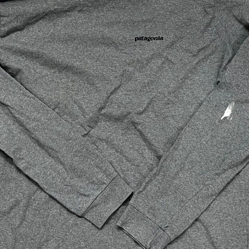 Patagonia VINTAGE Patagonia P-6 Back Logo Responibili-Tee Long Sleeve Shirt M Gray Size US M / EU 48-50 / 2 - 3 Thumbnail