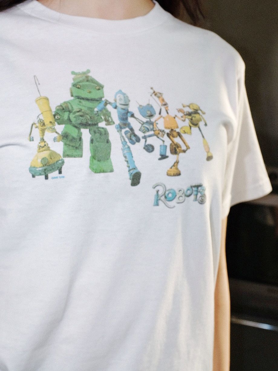 Disney × Vintage DISNEY ROBOTS VINTAGE Y2K MOVIE TEE Size S / US 4 / IT 40 - 2 Thumbnail