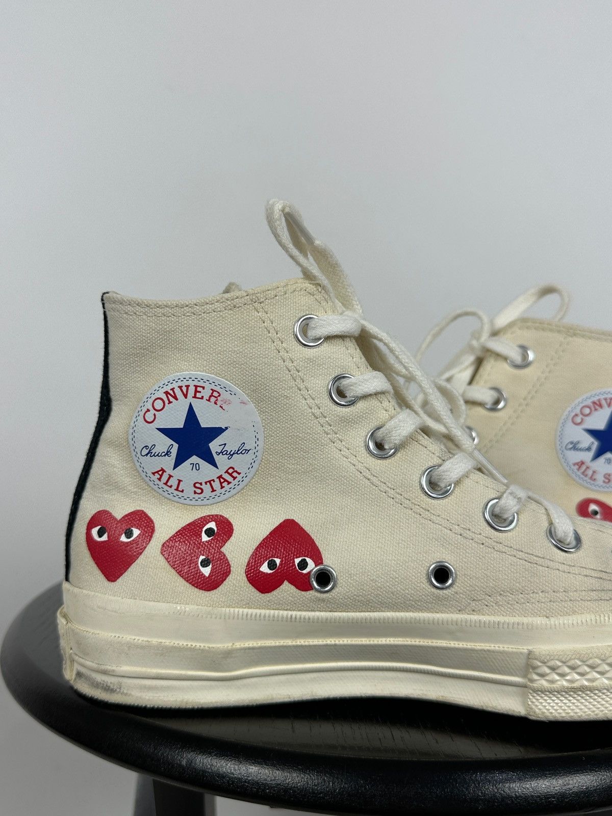Comme des Garcons Comme Des Garçons x Chuck Taylor Converse All Star Hi Top Size US 5 / EU 37 - 17 Thumbnail