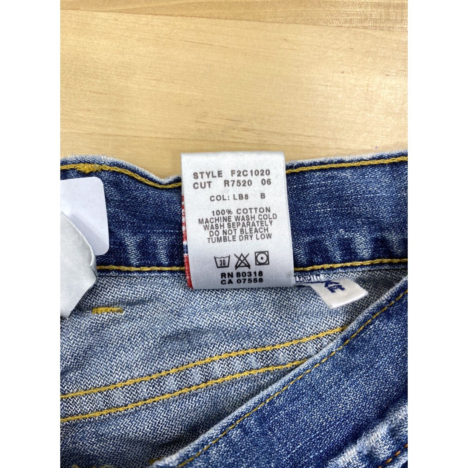 Lucky Brand Lucky Brand Socialite Jean Womens 0/25 Blue Medium Wash Casual Pockets #6760 Size 32" / US 10 / IT 46 - 7 Thumbnail