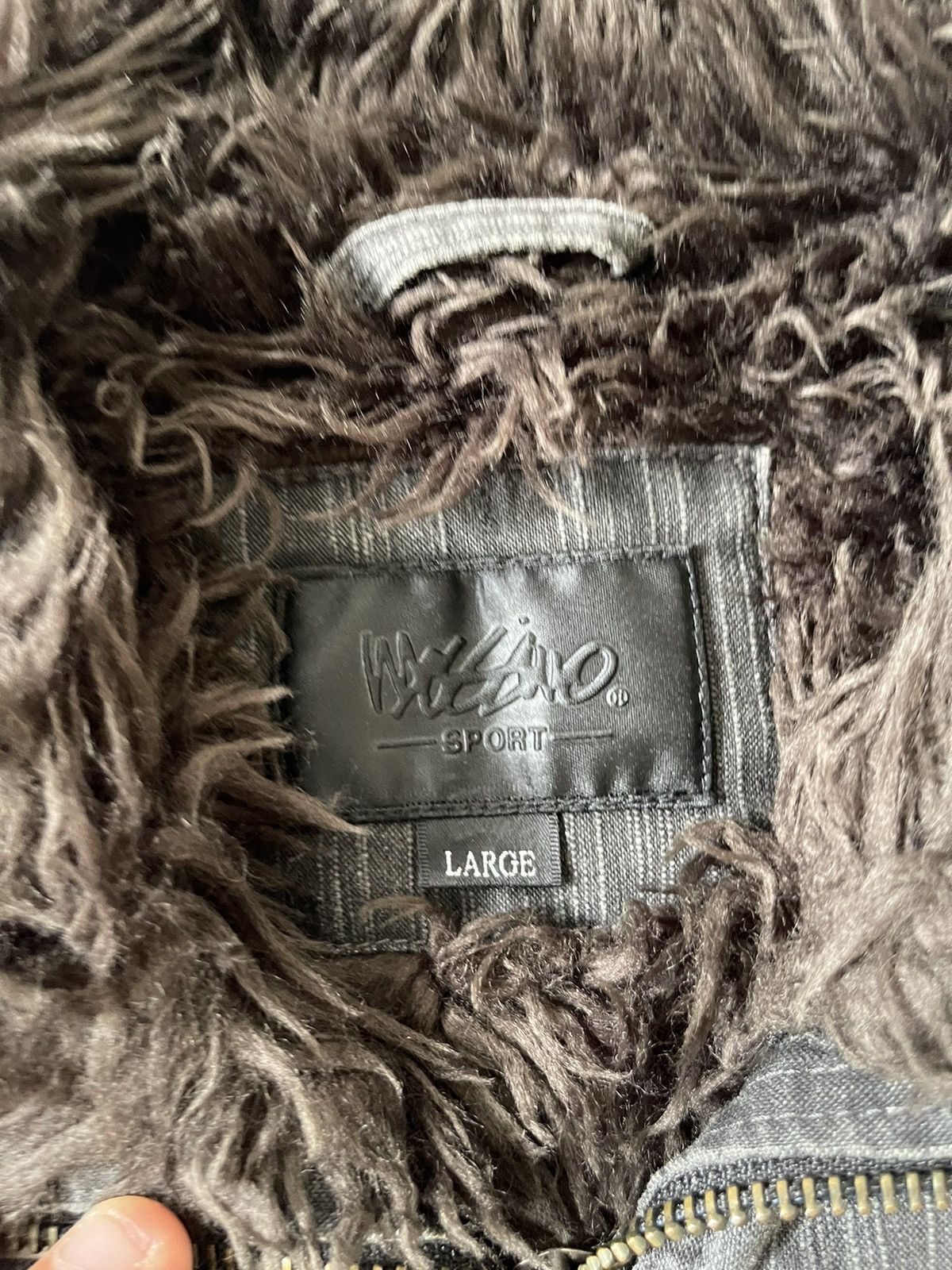 Mossimo Y2K Mossimo Fur Rider Jacket Gothic Opium Style LGB Japanese Size US L / EU 52-54 / 3 - 9 Thumbnail