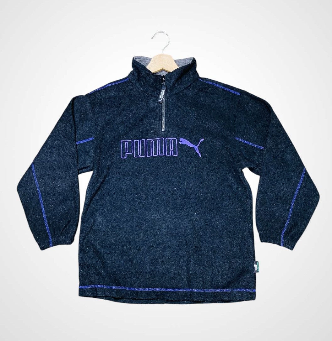 Puma Rare Vintage 90s Puma Halfzipper Sweatshirt Size US S / EU 44-46 / 1 - 3 Thumbnail