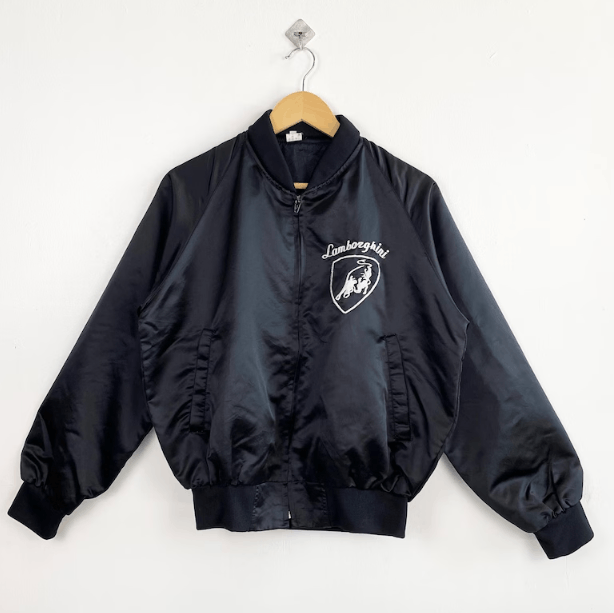 Lamborghini VINTAGE 90S LAMBORGHINI SATIN JACKET Size US S / EU 44-46 / 1 - 3 Thumbnail