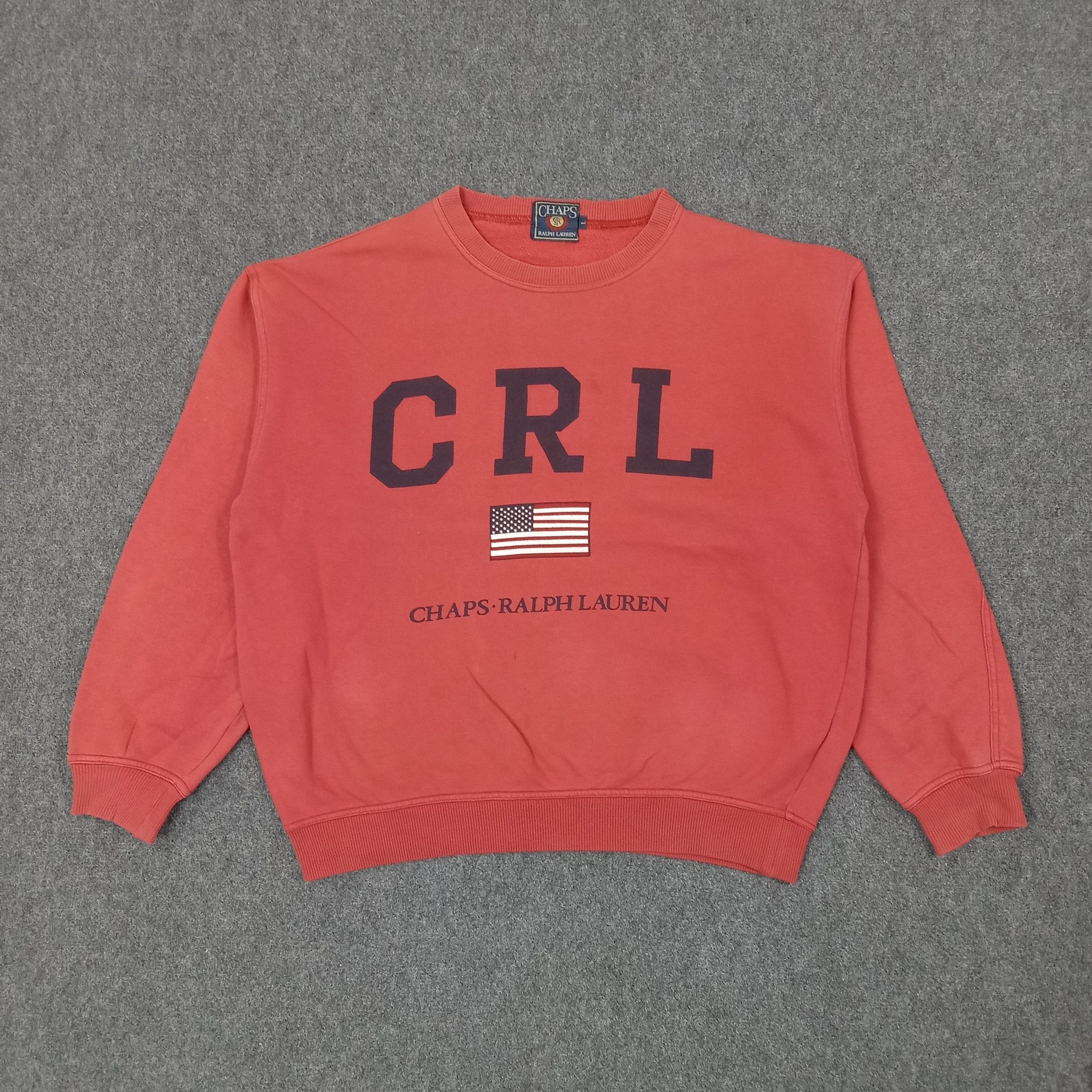 Polo Ralph Lauren CRL Chaps Ralph Lauren American Brand Sweatshirt C237N19 Size US XL / EU 56 / 4 - 1 Thumbnail