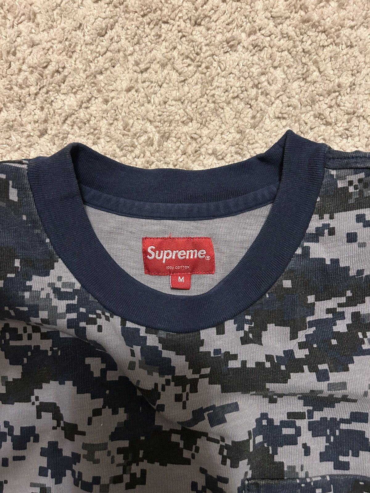 Supreme Supreme Camo Pocket Tee Size US M / EU 48-50 / 2 - 2 Thumbnail