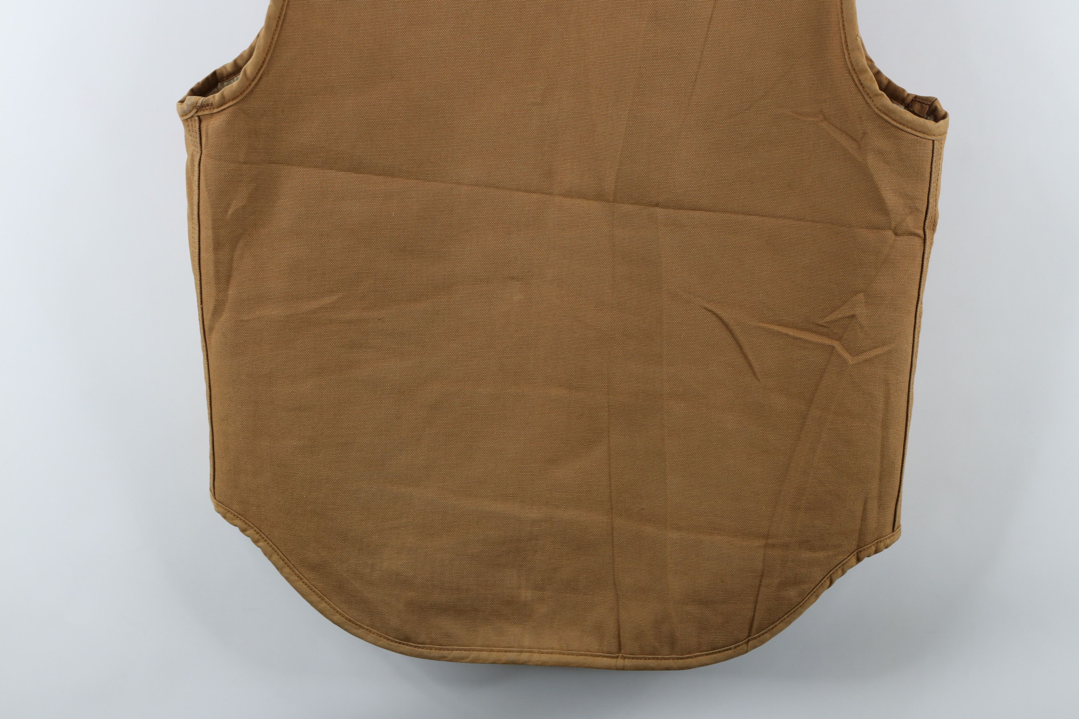 Carhartt × Vintage Vintage 80s Carhartt Fleece Lined Canvas Vest Jacket USA Size US M / EU 48-50 / 2 - 13 Thumbnail
