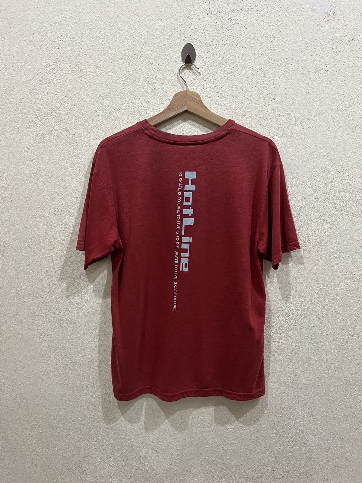 Vintage Vintage Hotline Skateboard Shirt Size US M / EU 48-50 / 2 - 5 Thumbnail